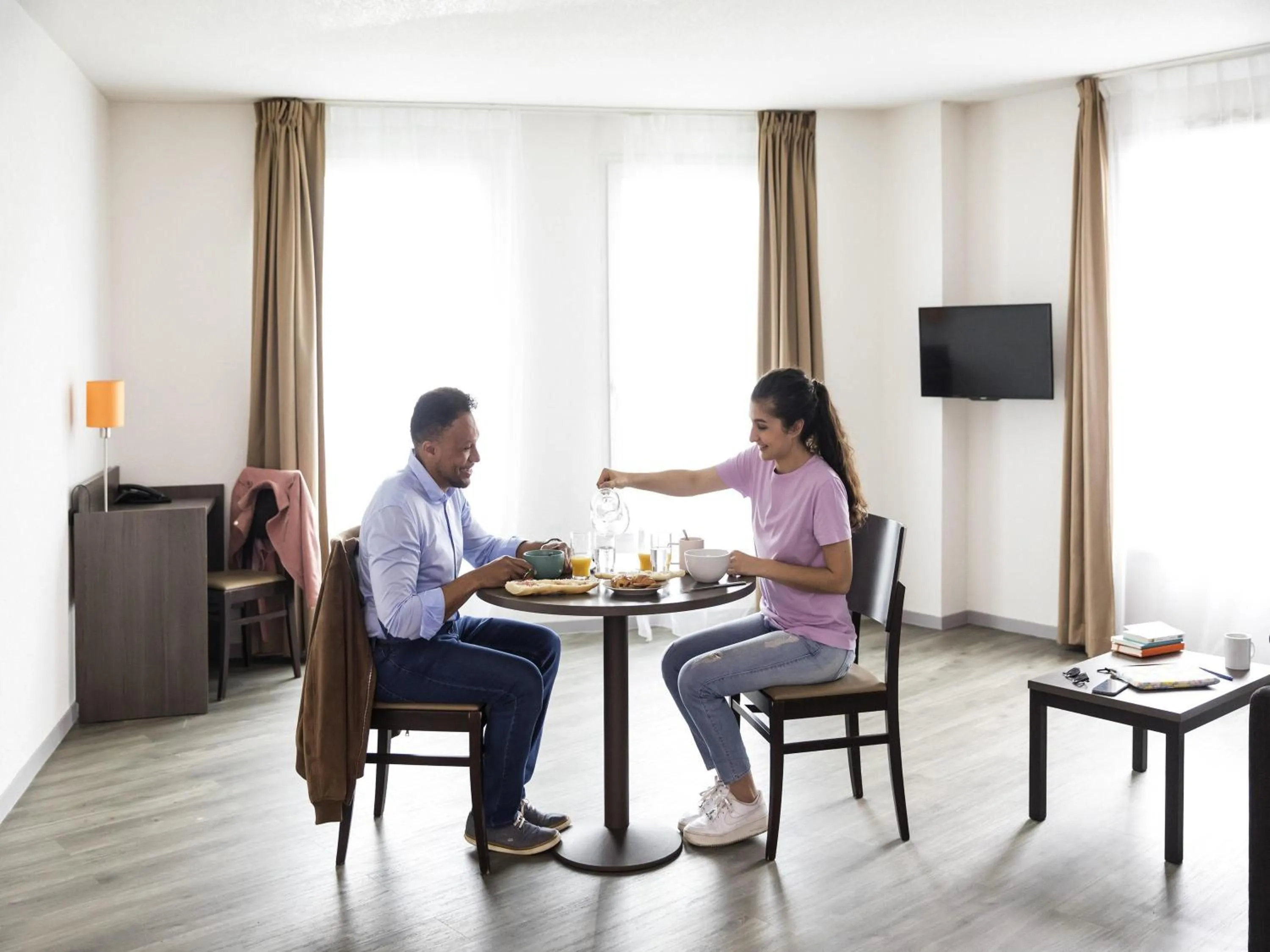 Breakfast in Aparthotel Adagio Access Orléans