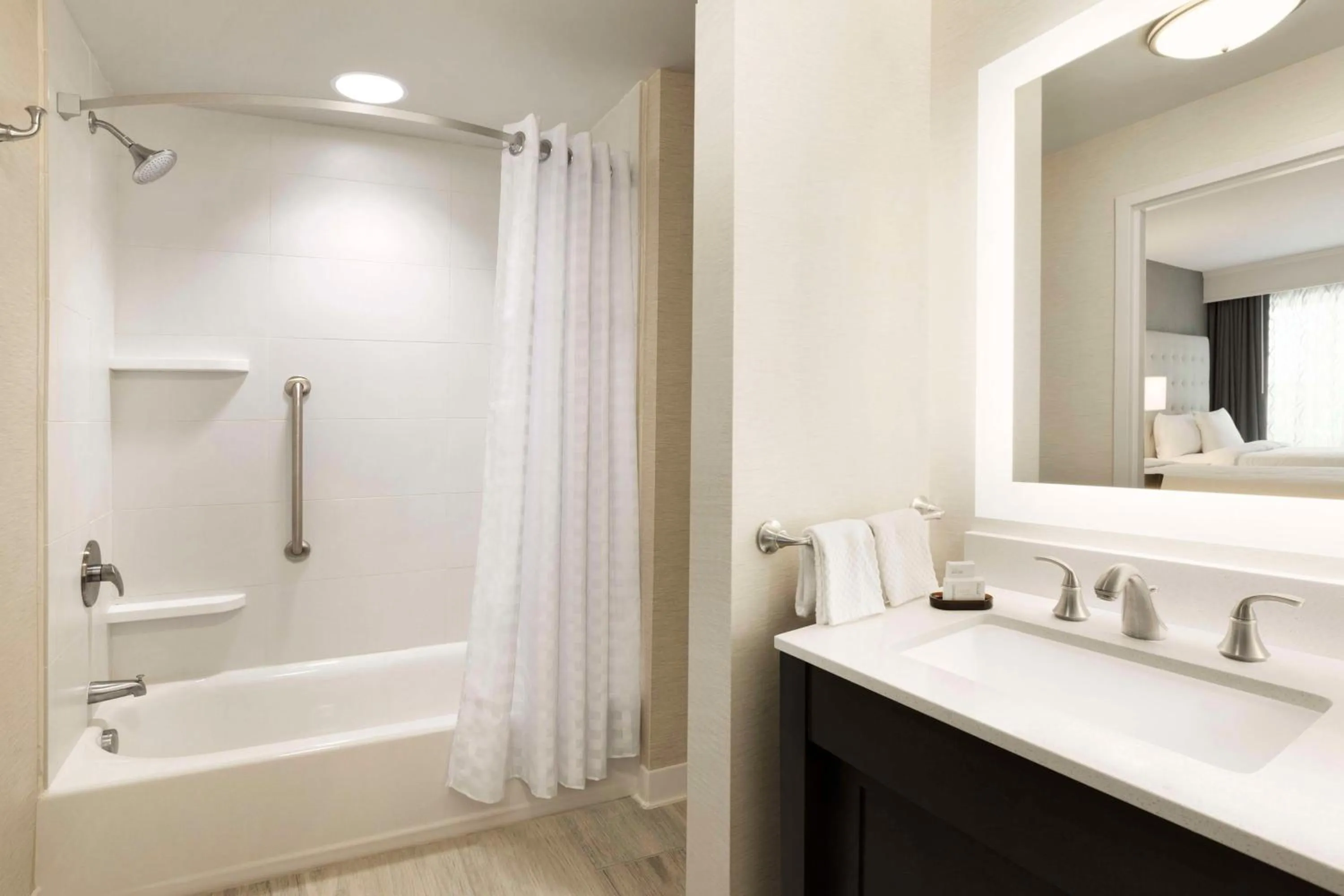 Bathroom in Embassy Suites by Hilton Greenville Downtown Riverplace