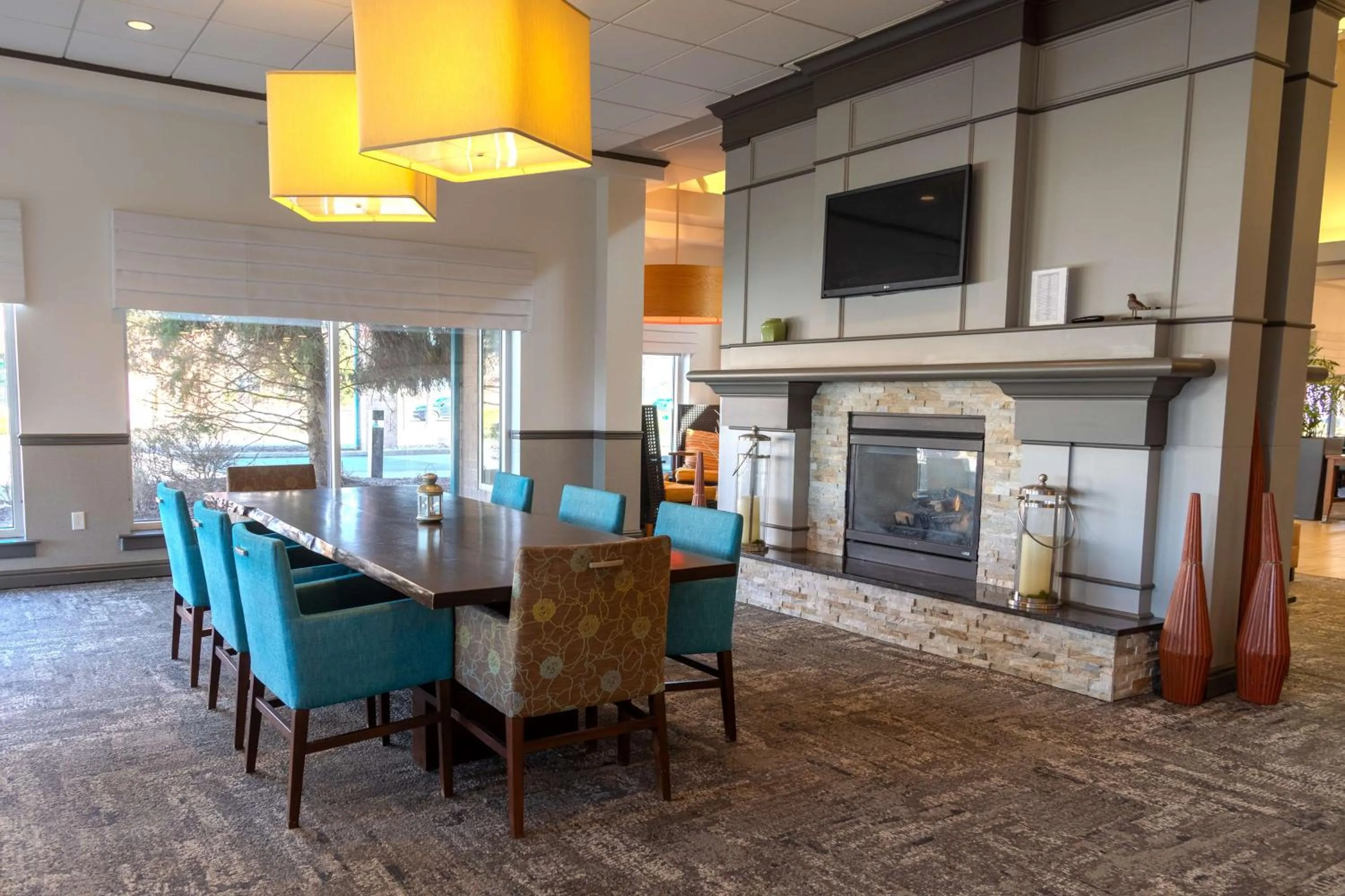 Lobby or reception in Hilton Garden Inn Pittsburgh/Southpointe