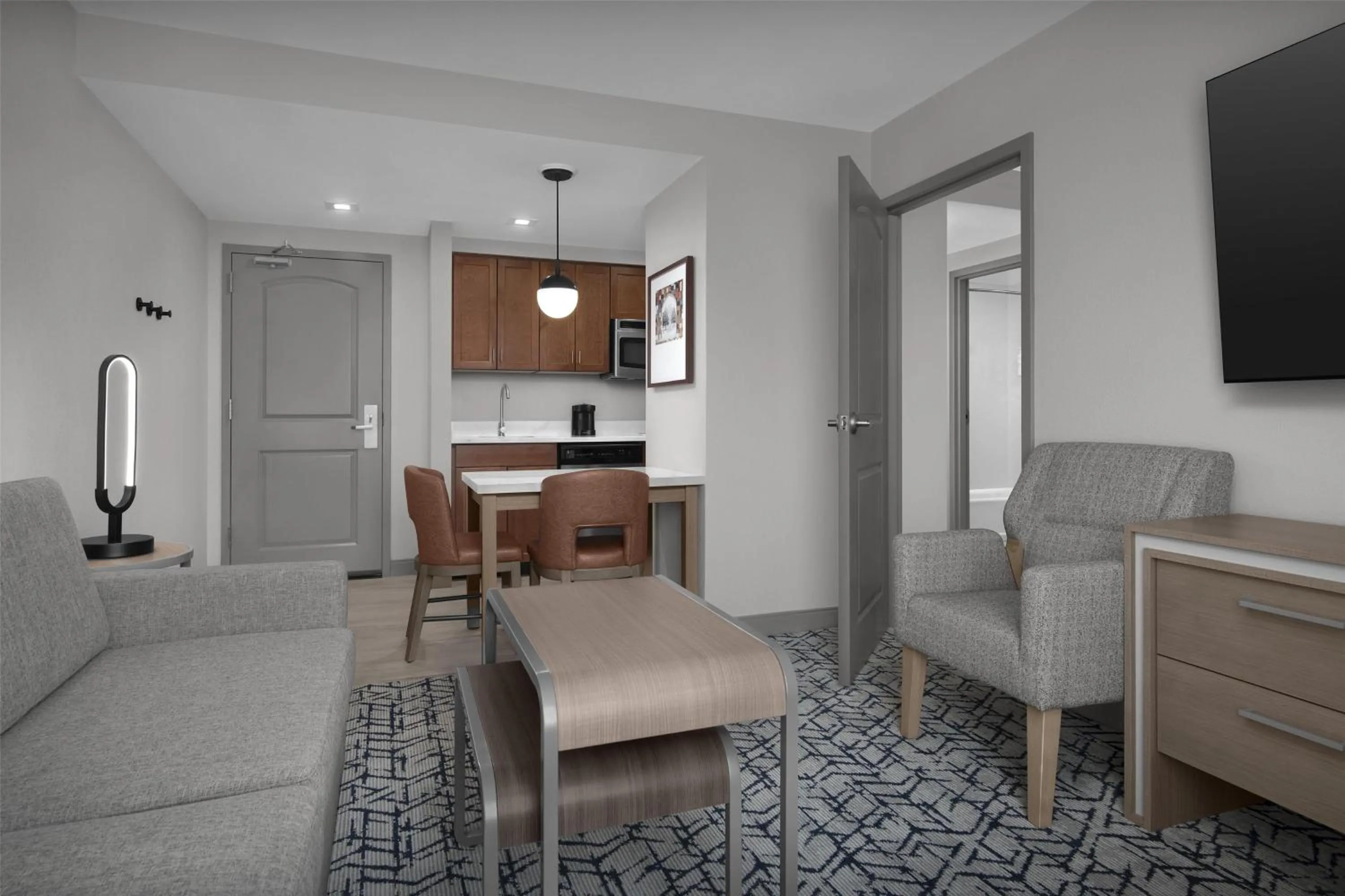 Kitchen or kitchenette in Homewood Suites by Hilton Princeton