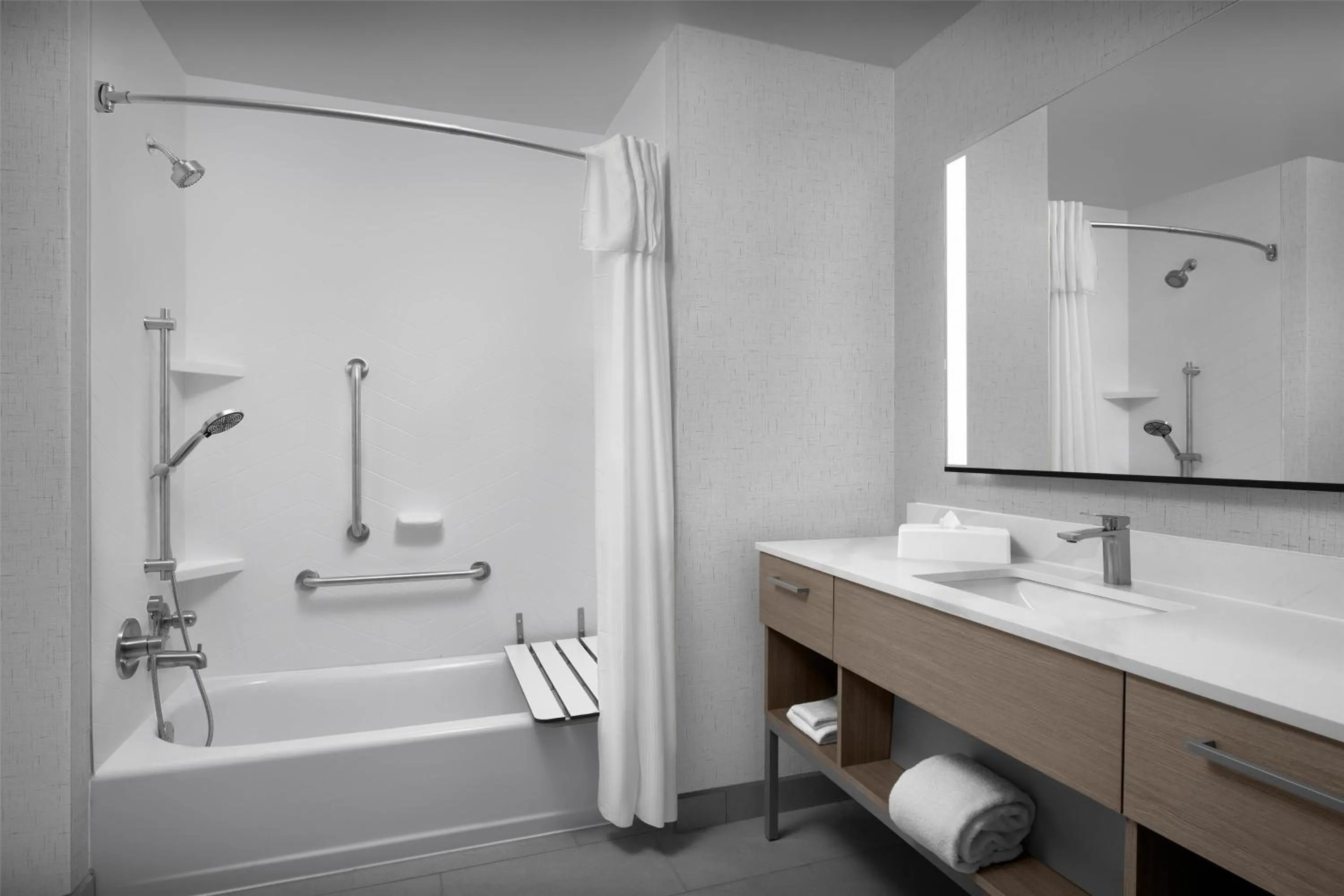 Bathroom in Homewood Suites by Hilton Princeton