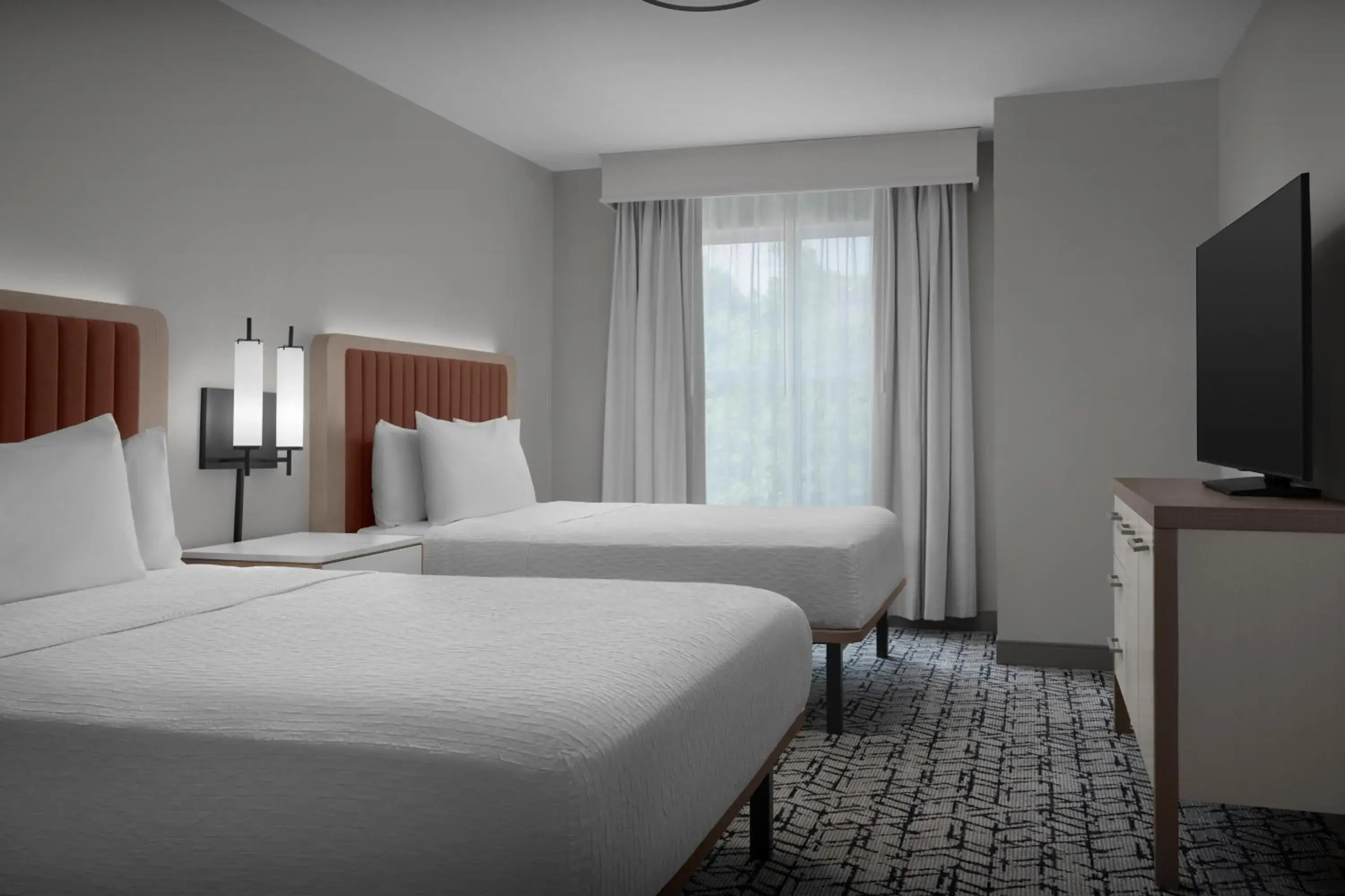 Queen Suite with Two Queen Beds - Hearing Access/Non-Smoking in Homewood Suites by Hilton Princeton Queen Suite with Two Queen Beds - Hearing Access/Non-Smoking in Homewood Suites by Hilton Princeton