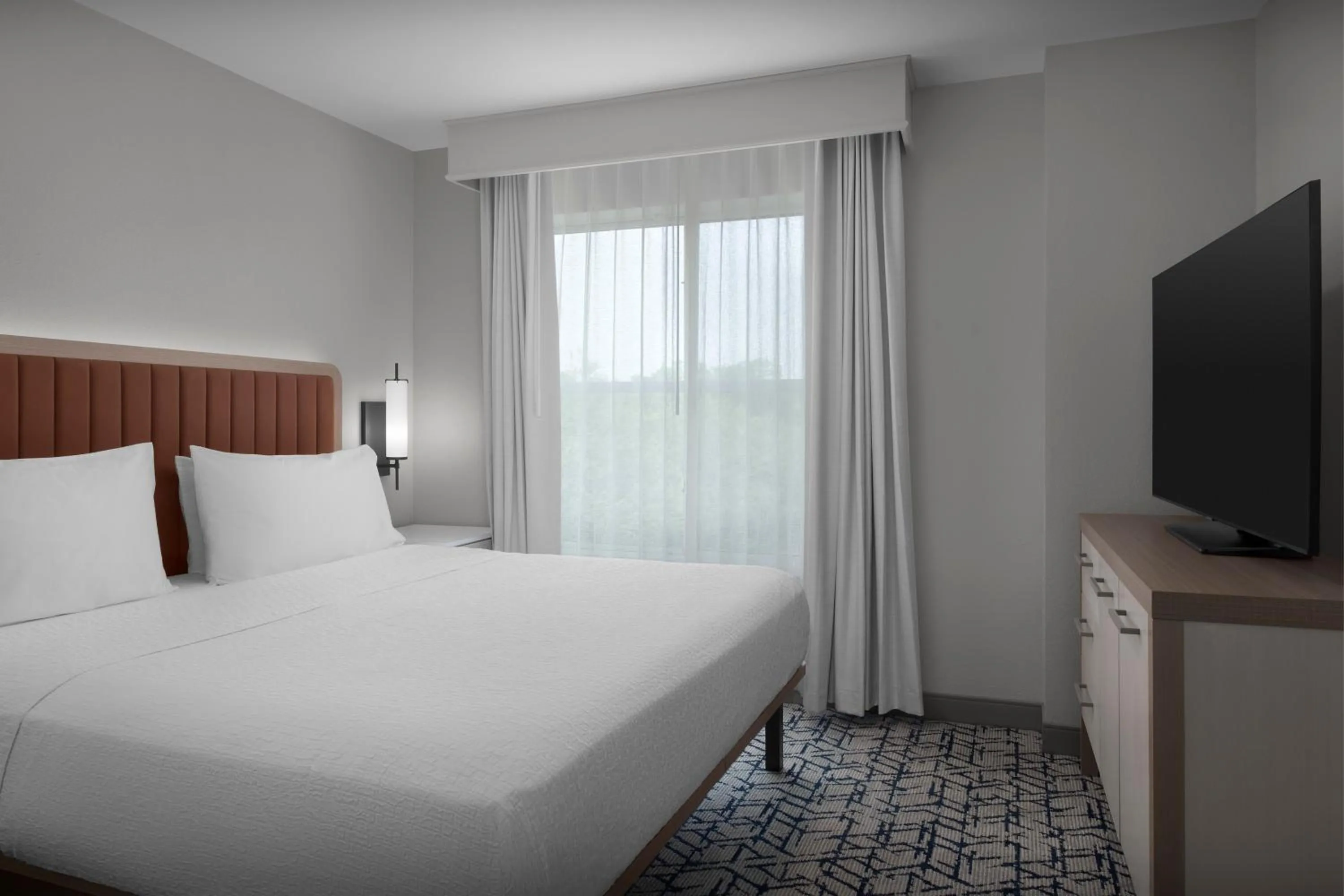 Bed in Homewood Suites by Hilton Princeton