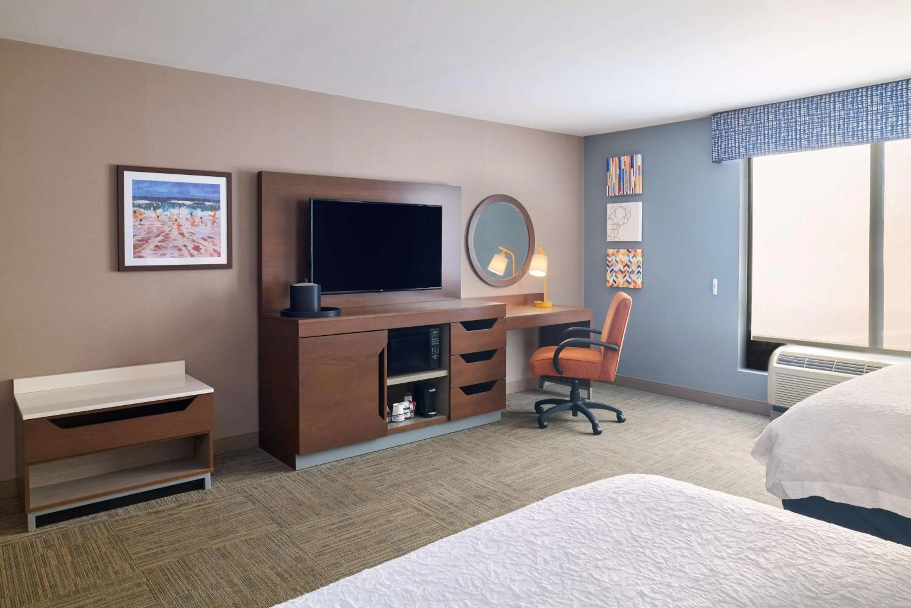 Bedroom, Bed in Hampton Inn & Suites Providence / Smithfield