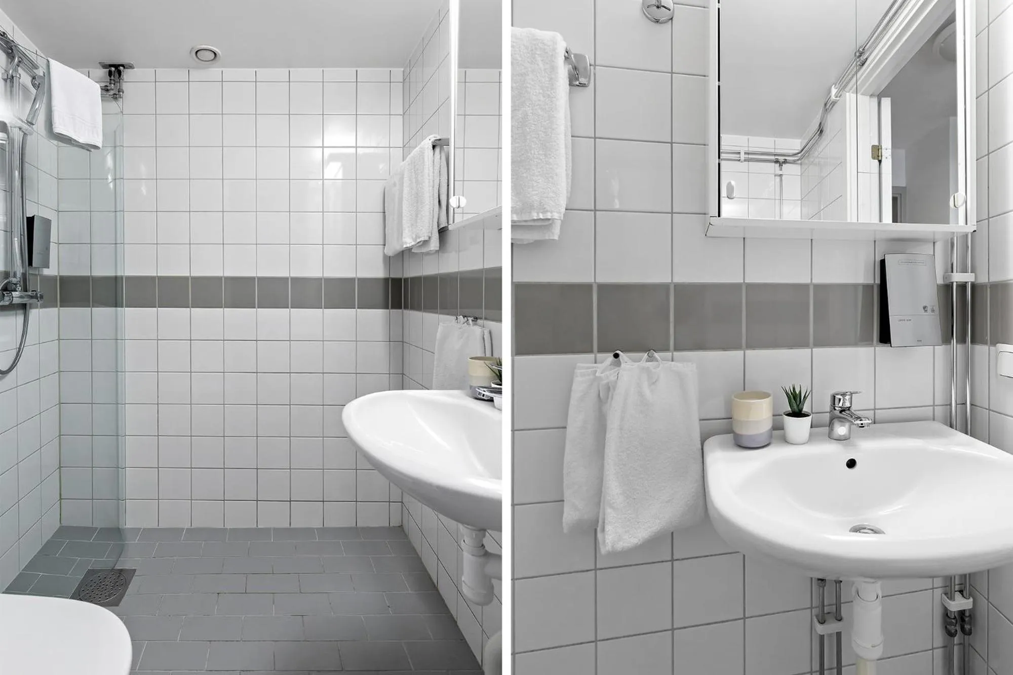 Shower in Forenom Hotels & Apartments Stockholm Alvik