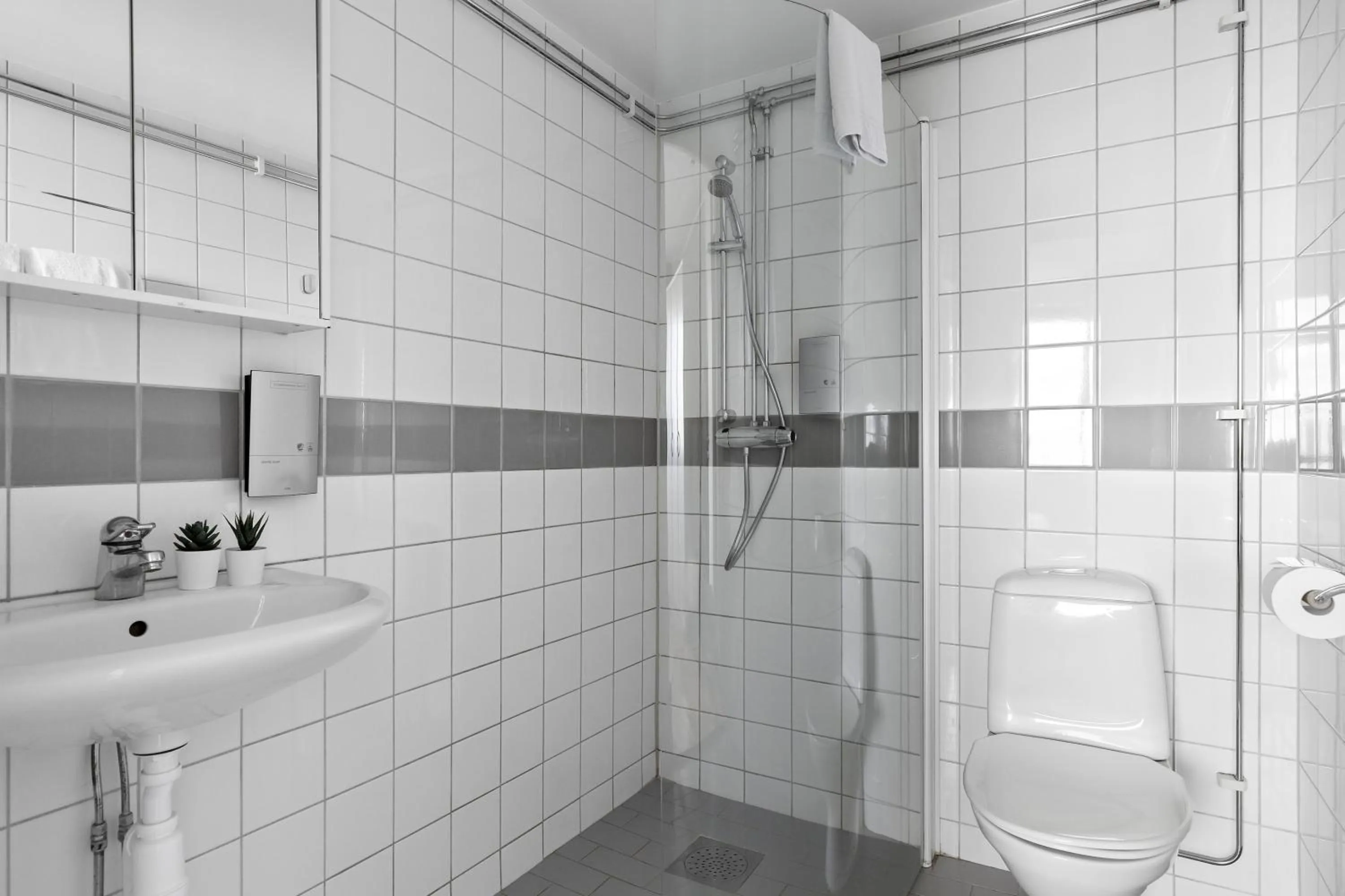 Bathroom in Forenom Hotels & Apartments Stockholm Alvik