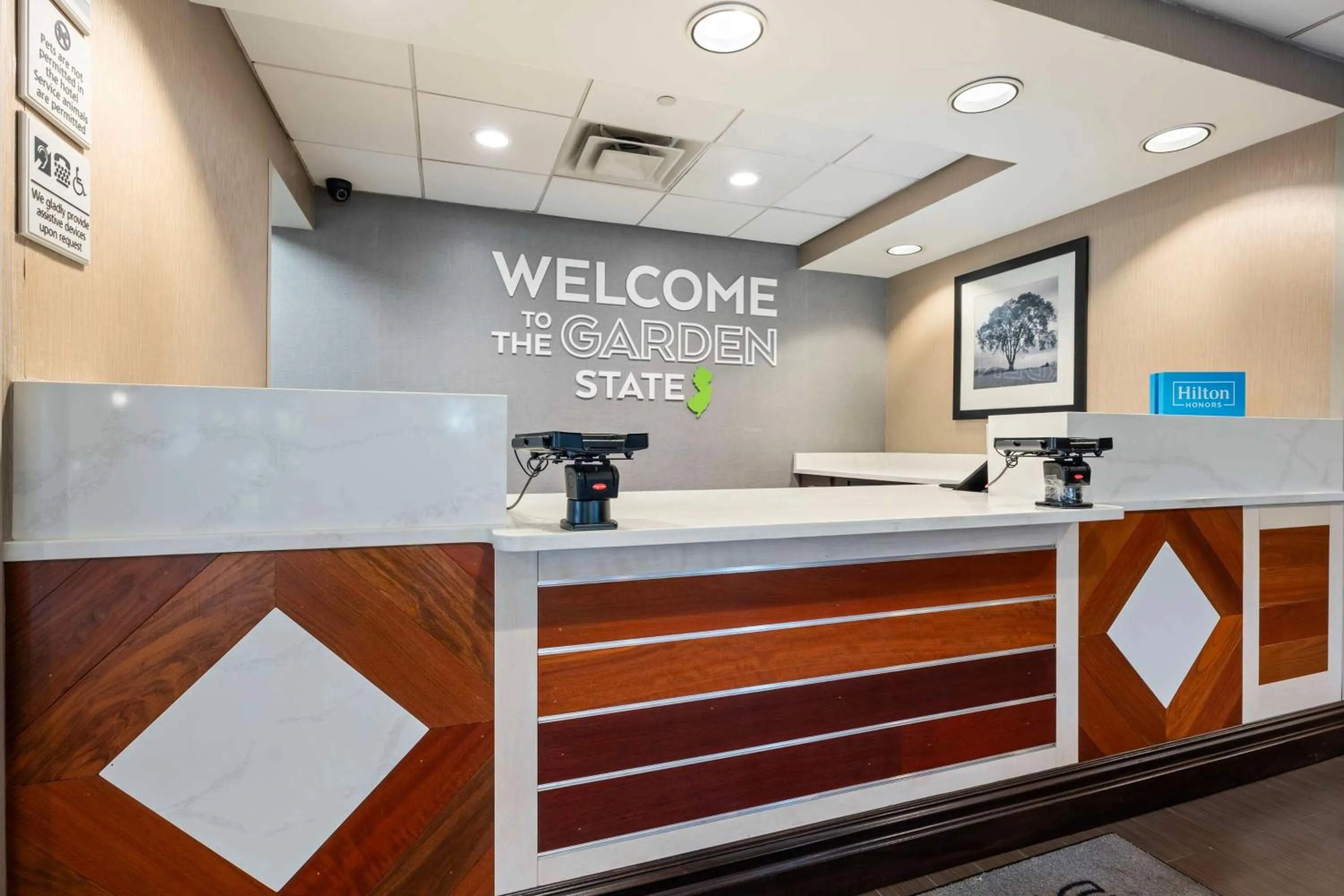 Lobby or reception in Hampton Inn Ridgefield Park