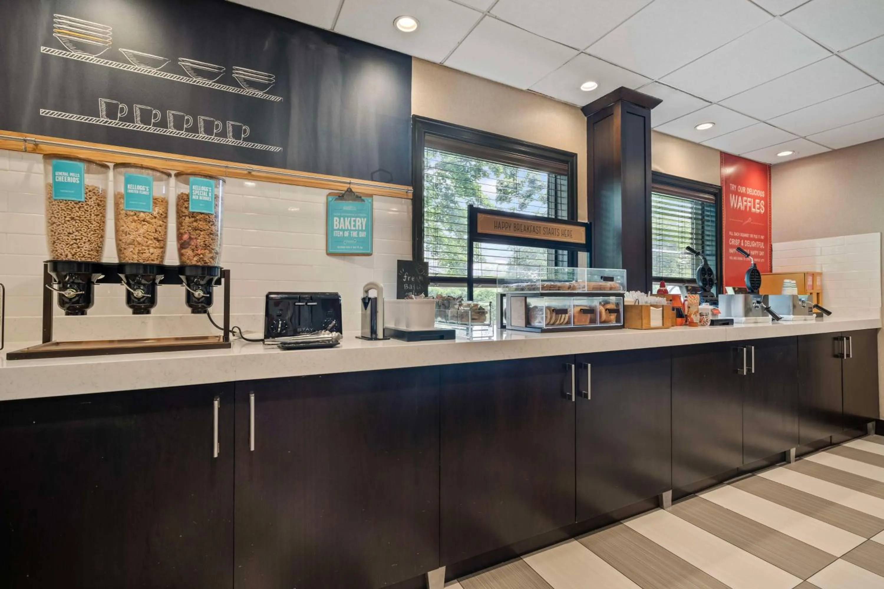 Breakfast in Hampton Inn Ridgefield Park