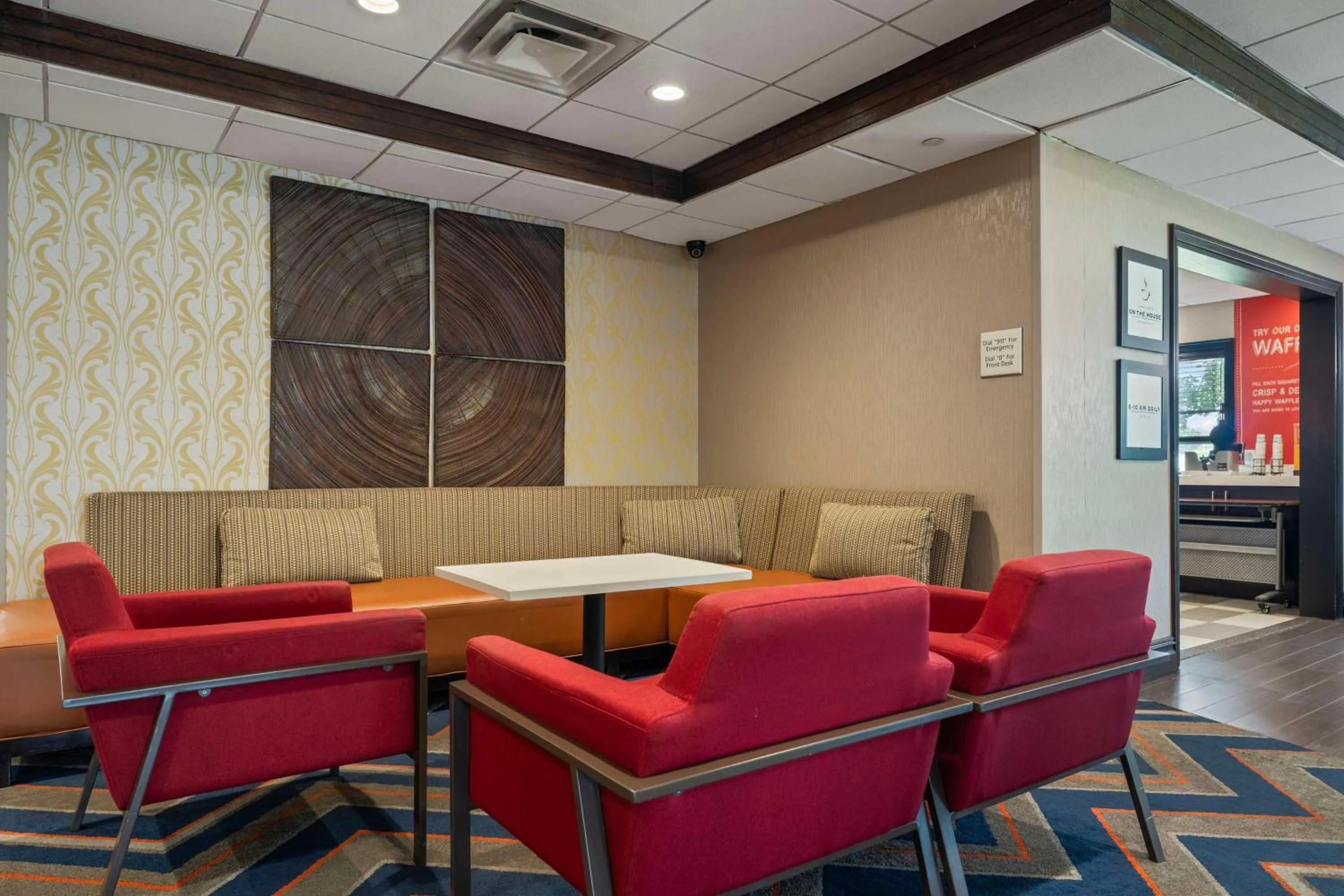 Lobby or reception in Hampton Inn Ridgefield Park
