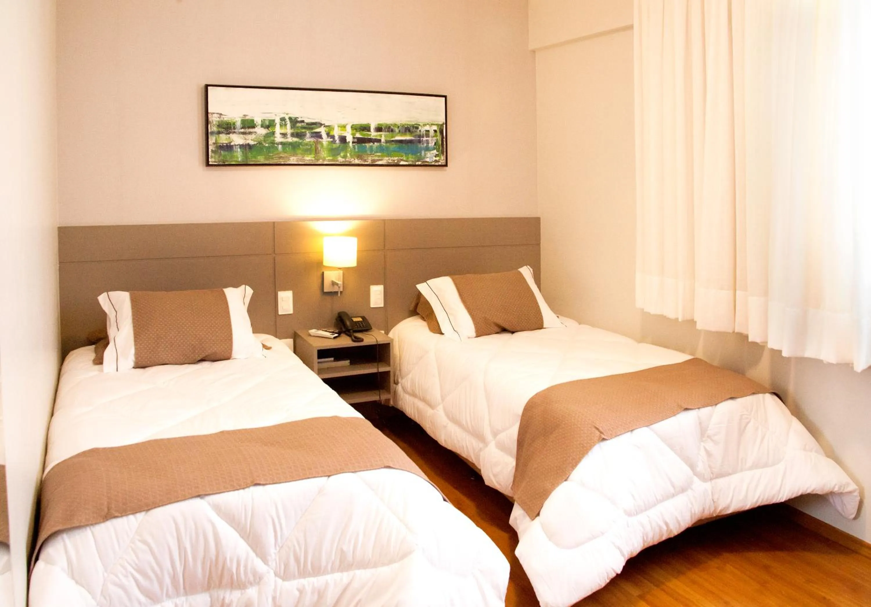 Bed in Biazi Plaza Hotel Bauru