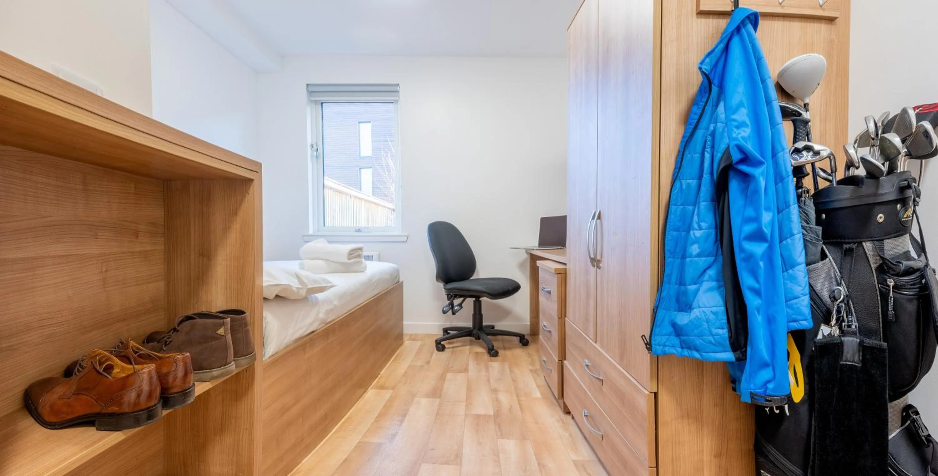 Bedroom, Bed in UHI Fort William - Campus Accommodation