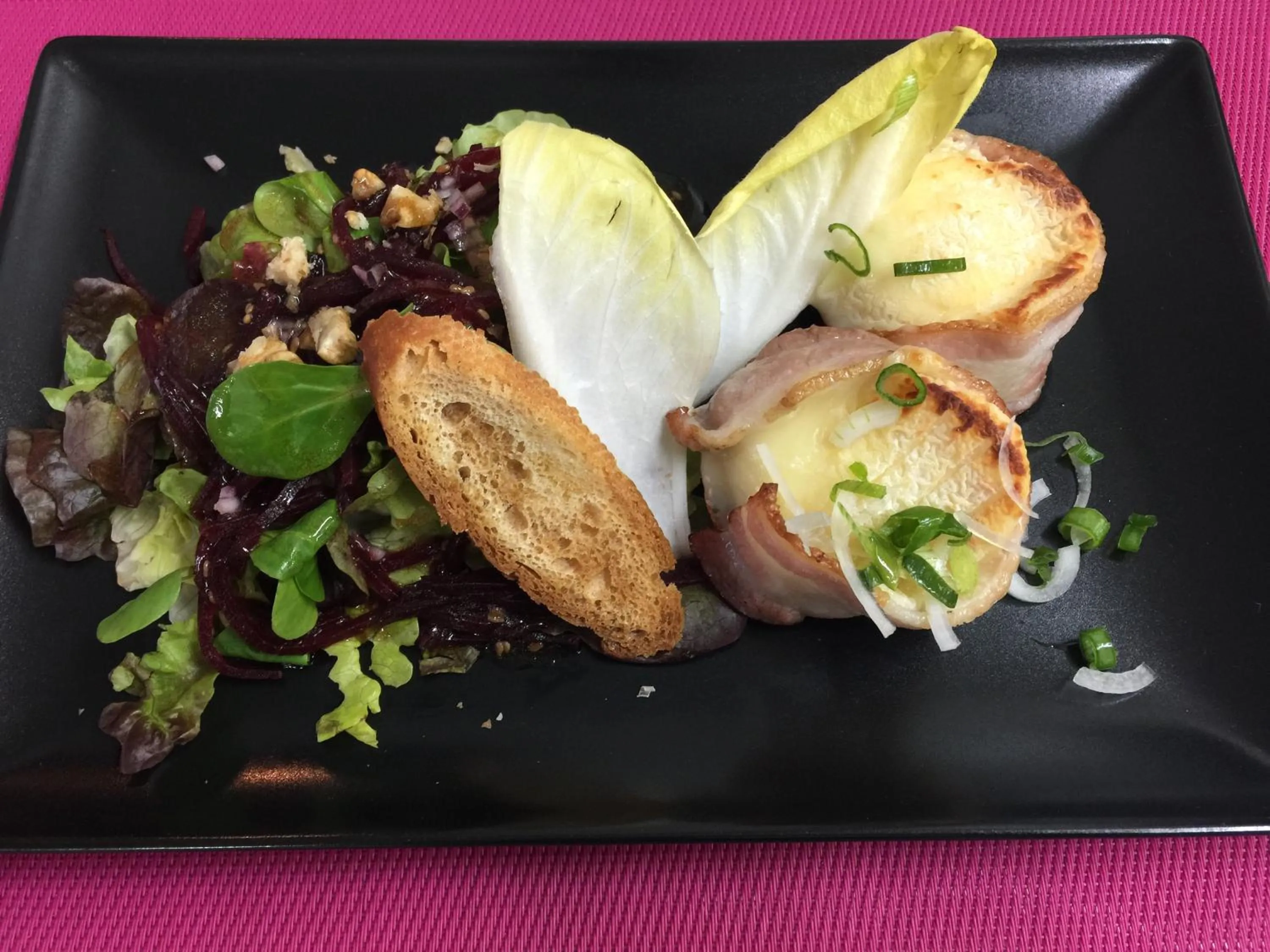 Food close-up in Hotel Restaurant Baryton