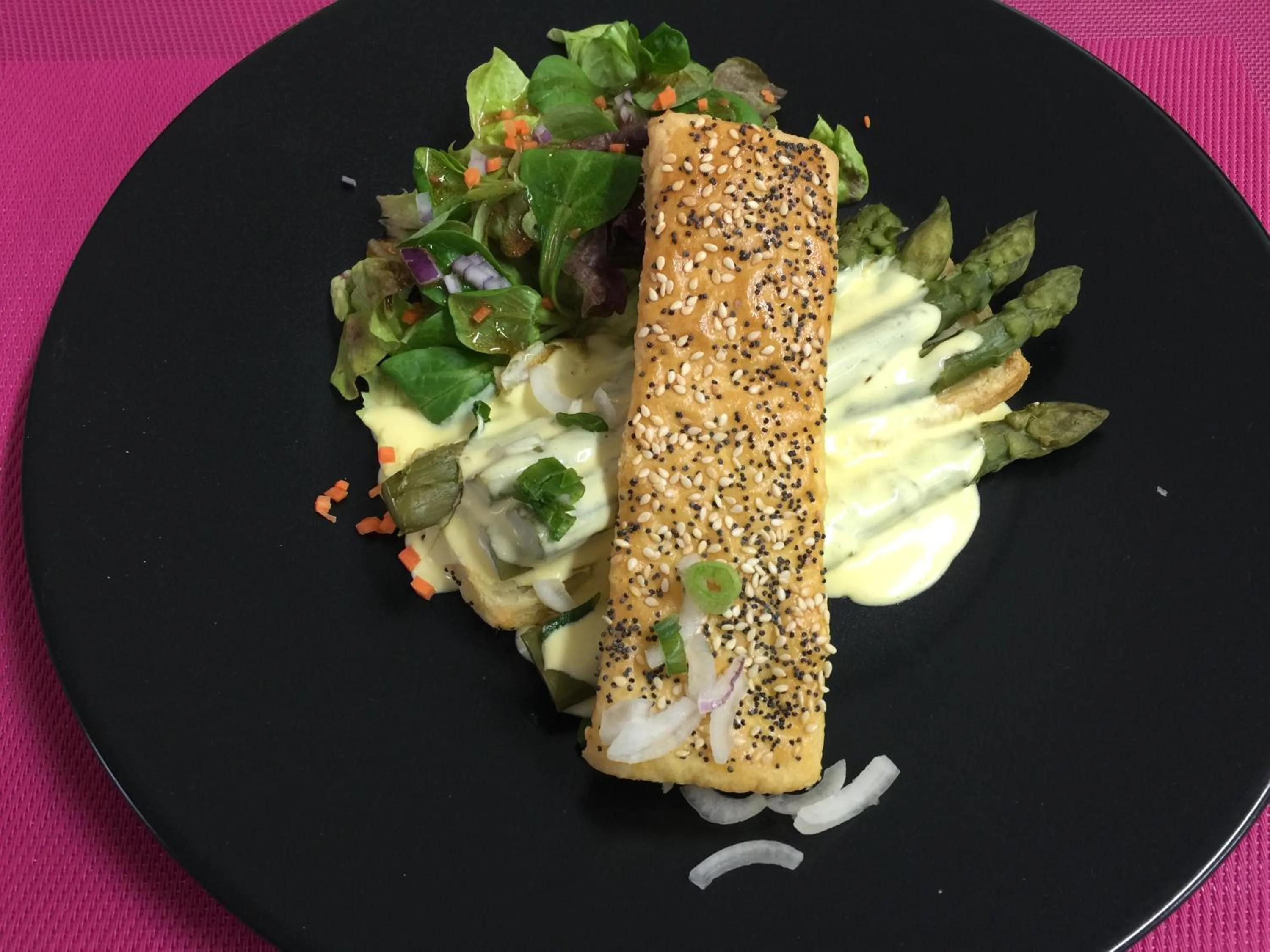 Food close-up in Hotel Restaurant Baryton