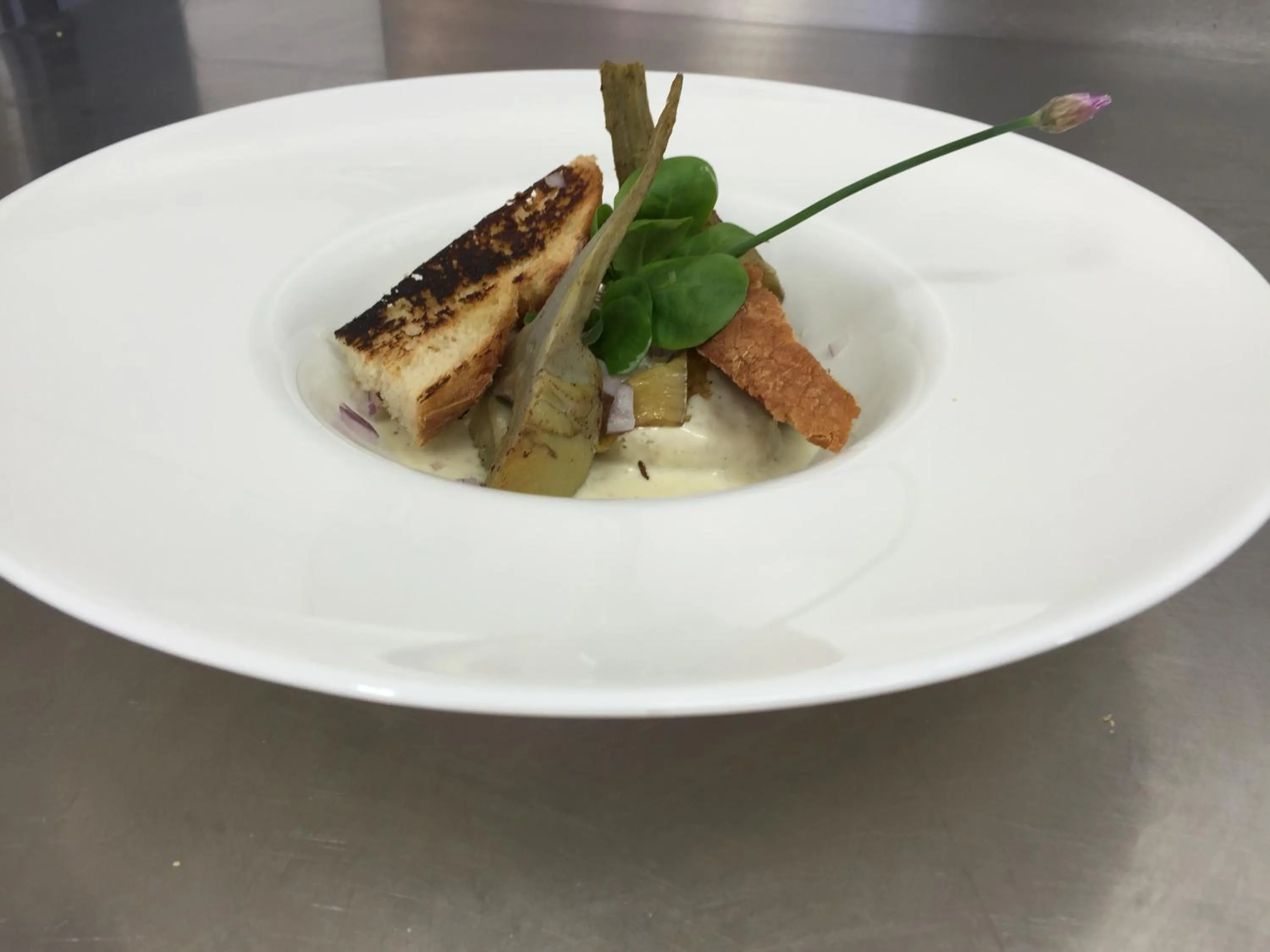 Food close-up in Hotel Restaurant Baryton