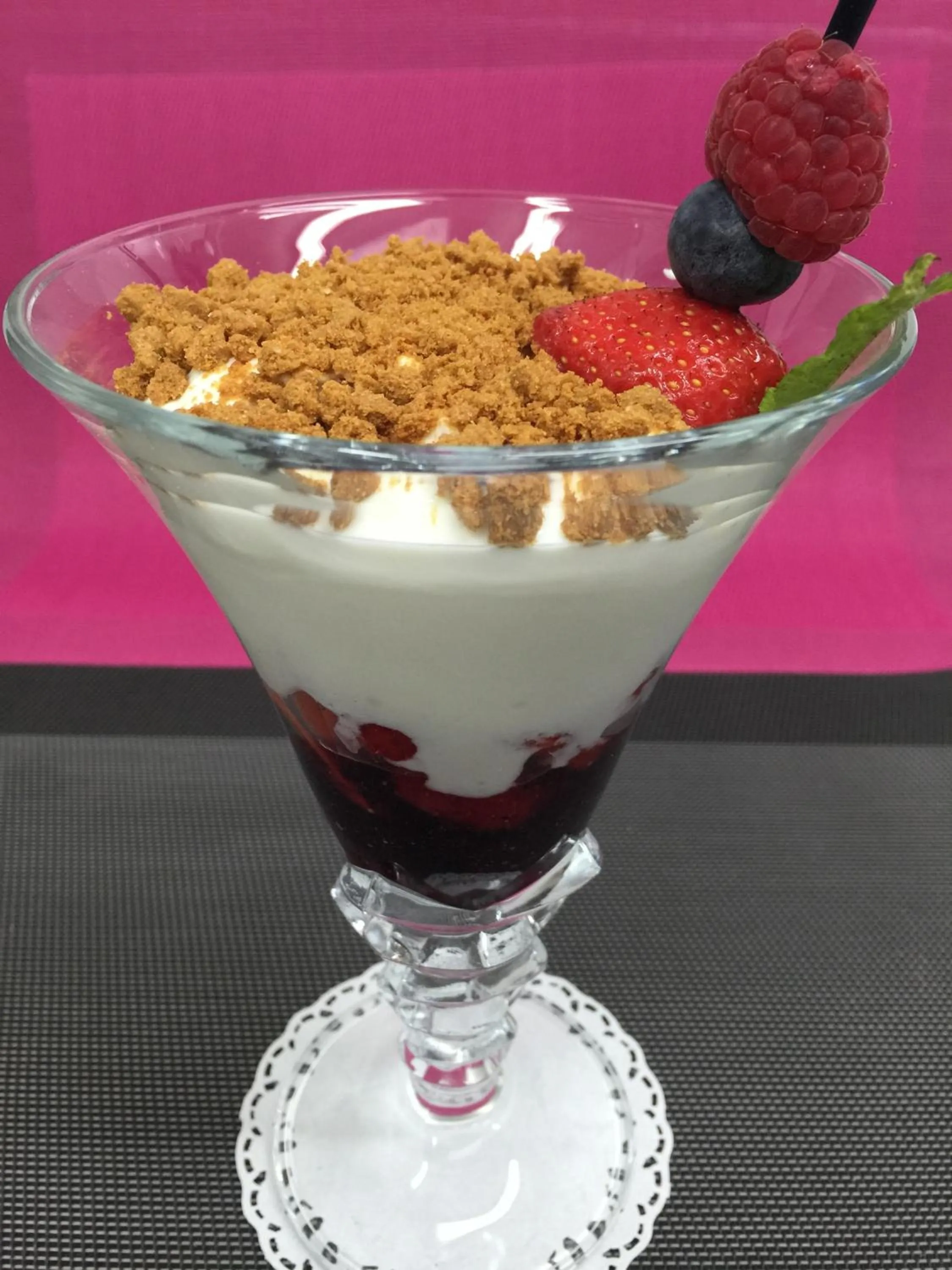 Food close-up in Hotel Restaurant Baryton