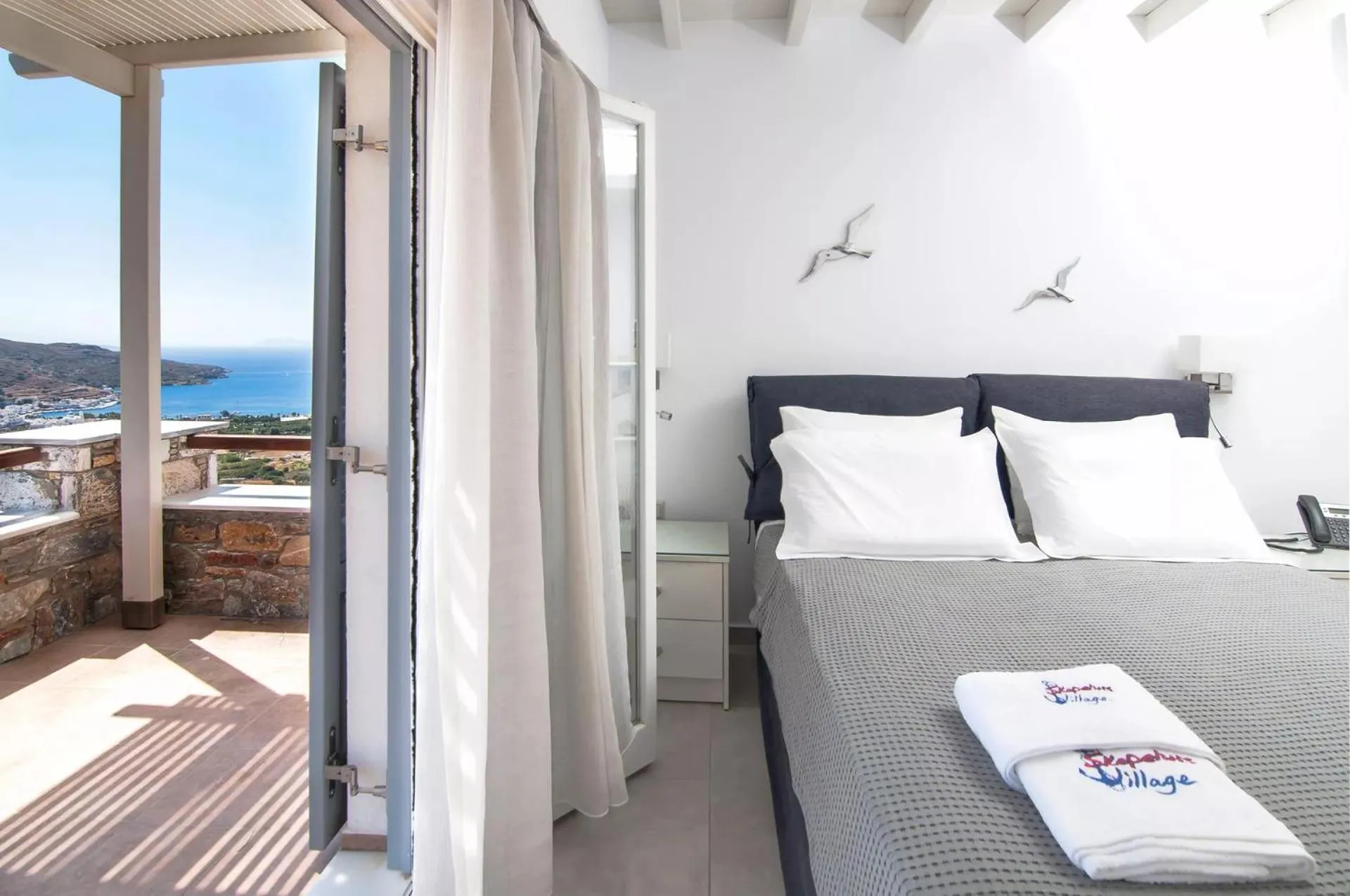 Bed in Skopelitis Village