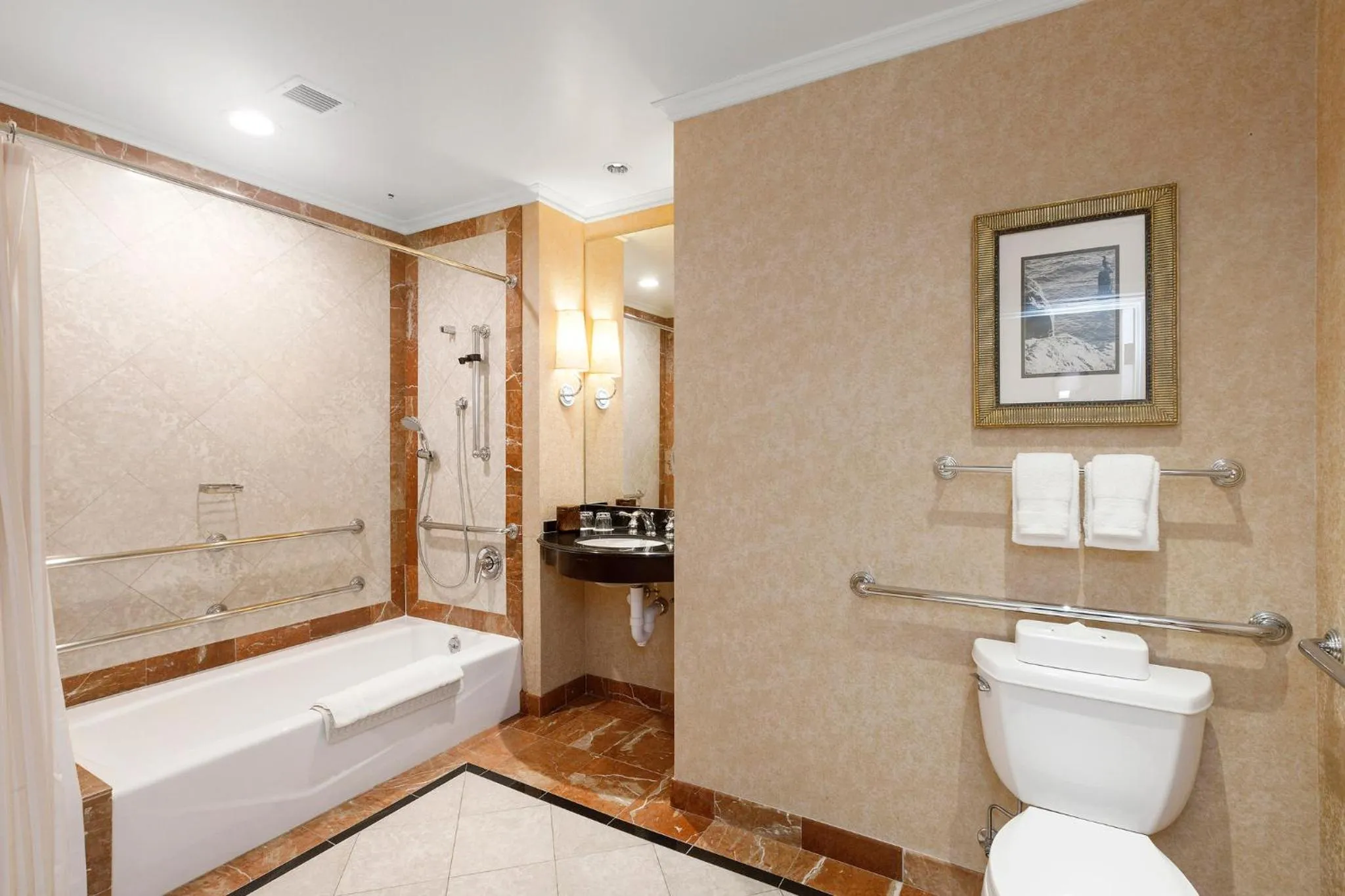 Bathroom in InterContinental Mark Hopkins San Francisco by IHG