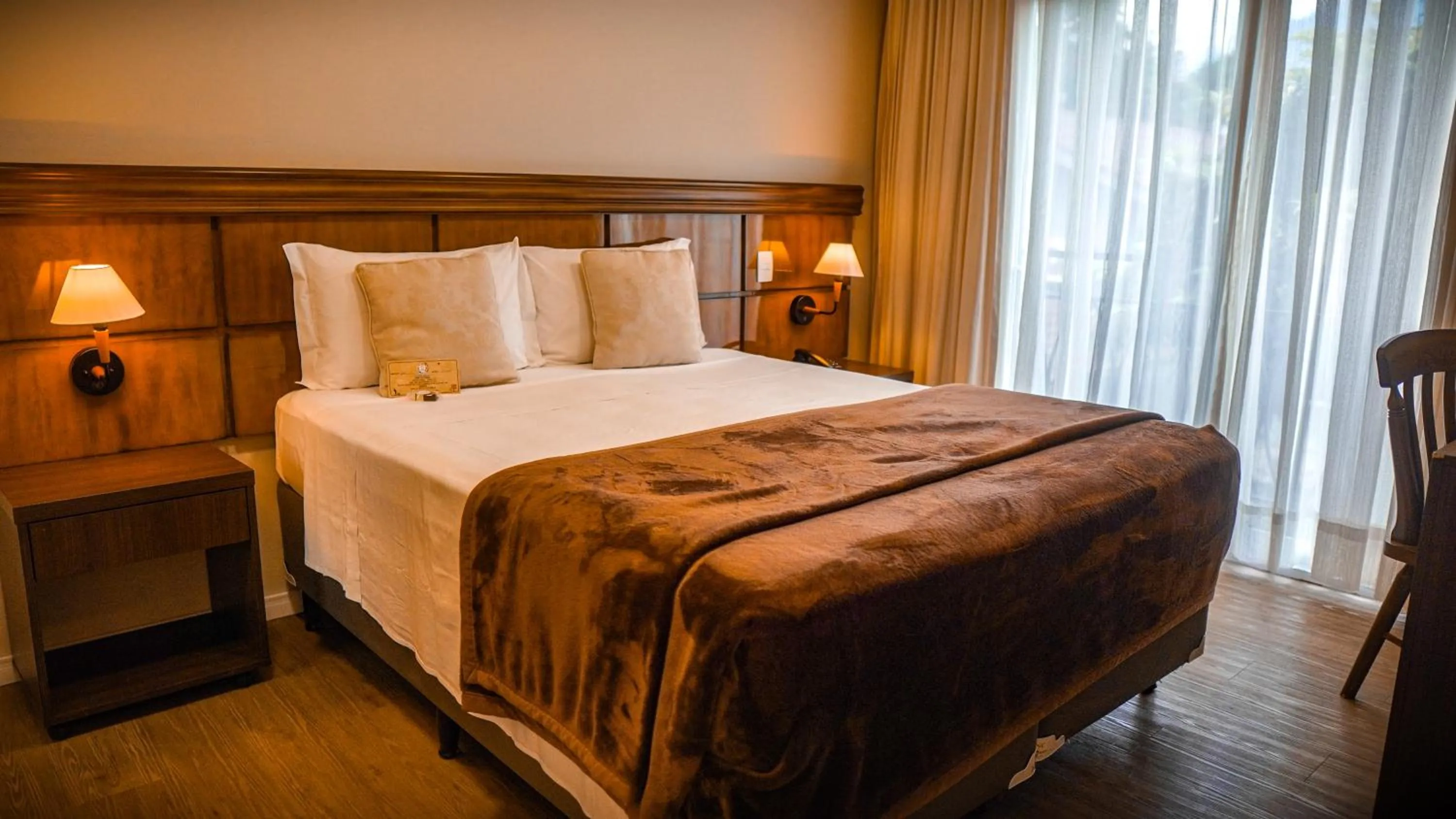 Bed in Hotel Gramado Interlaken