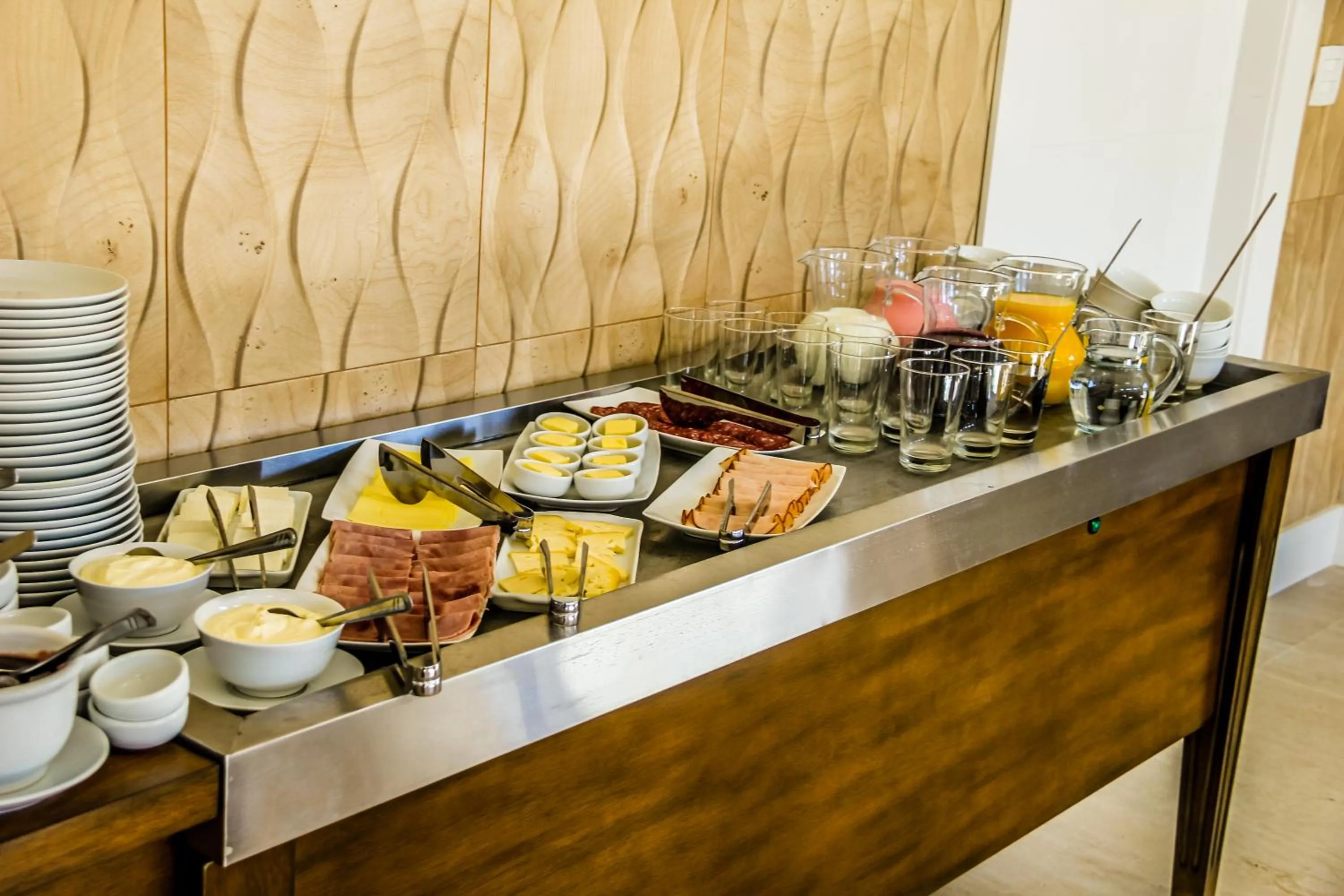 Buffet breakfast in Hotel Gramado Interlaken