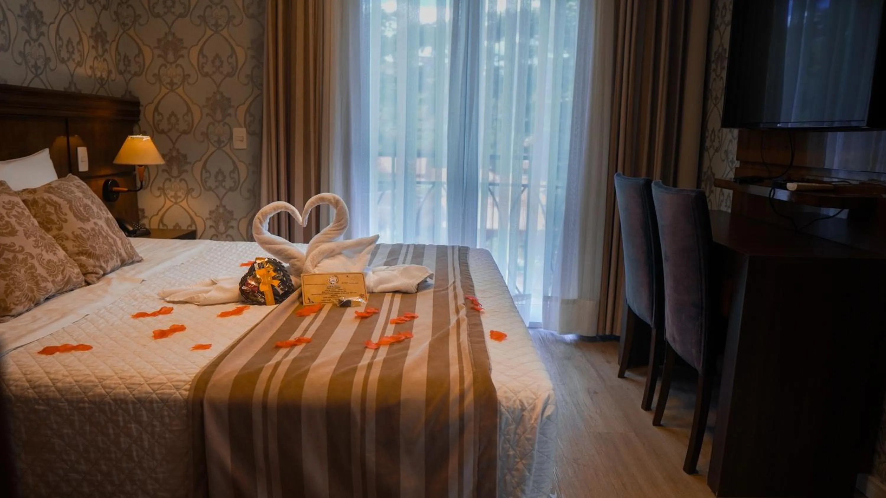 Bed in Hotel Gramado Interlaken