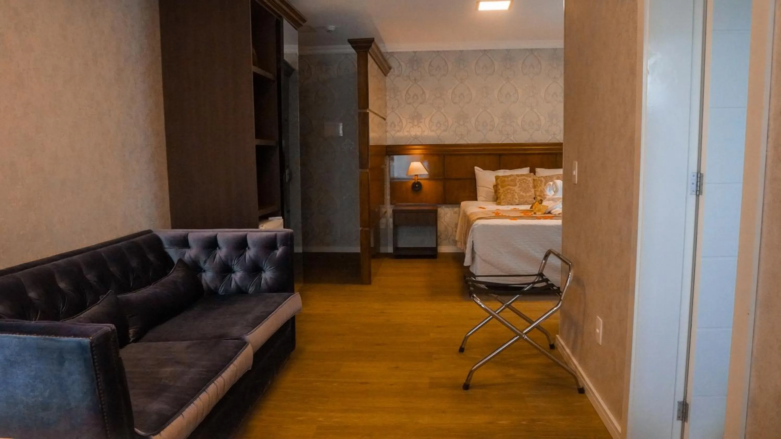 Bed in Hotel Gramado Interlaken