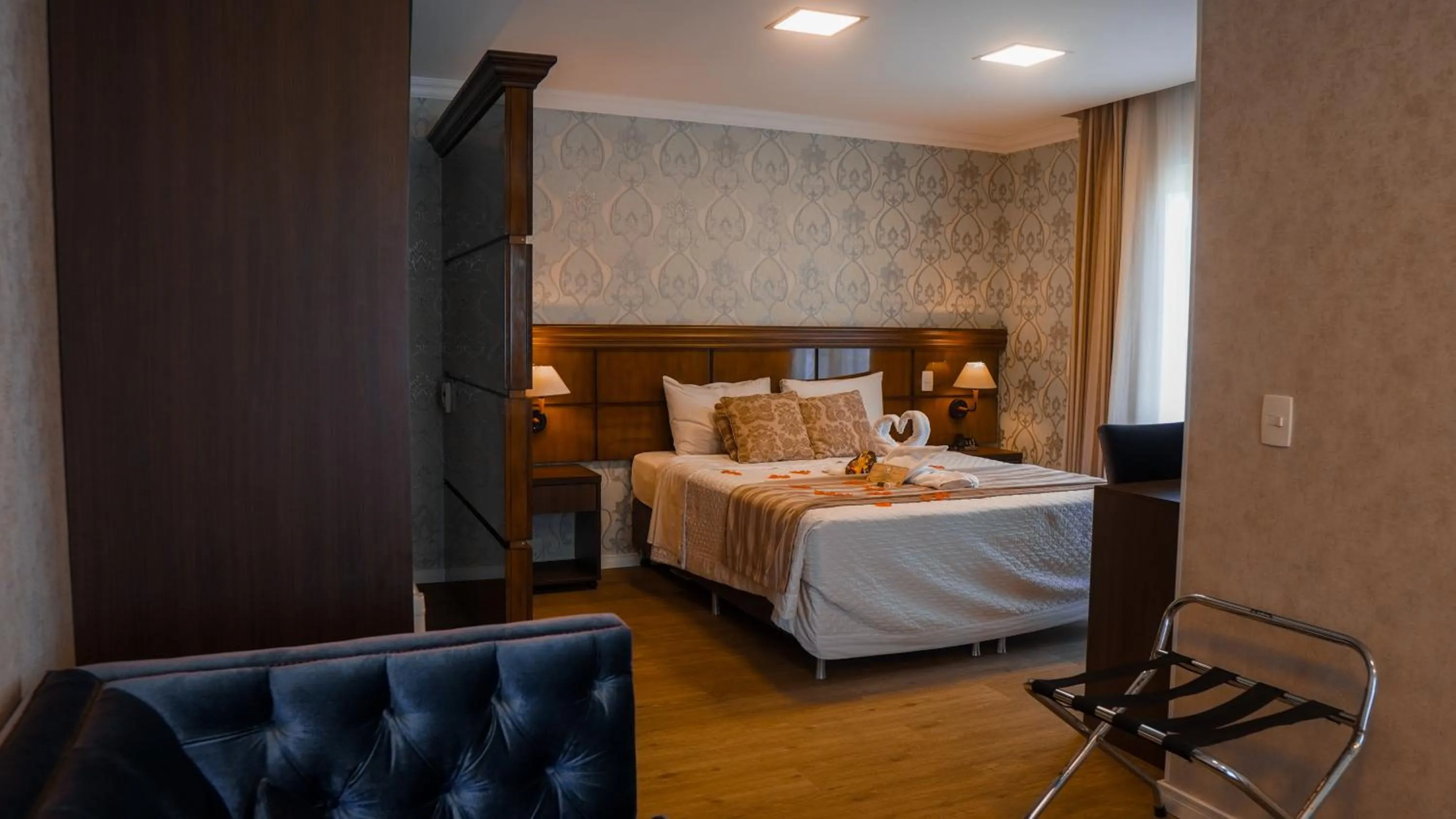 Bed in Hotel Gramado Interlaken