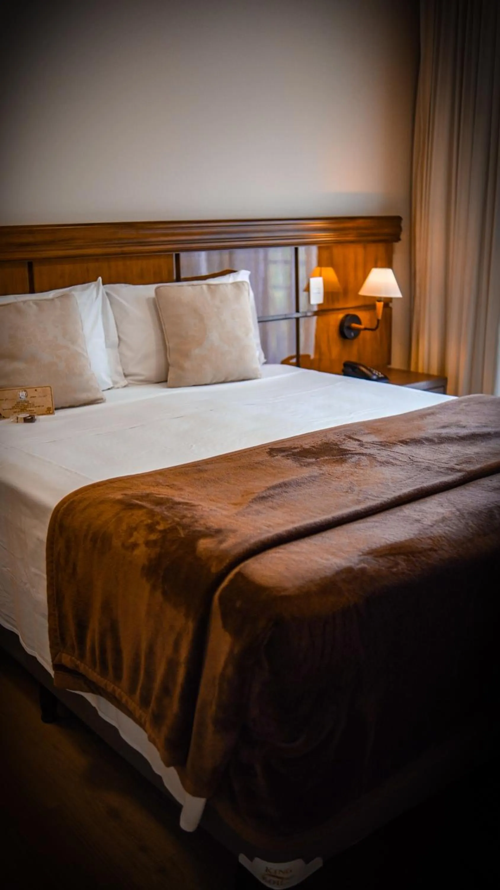 Bed in Hotel Gramado Interlaken