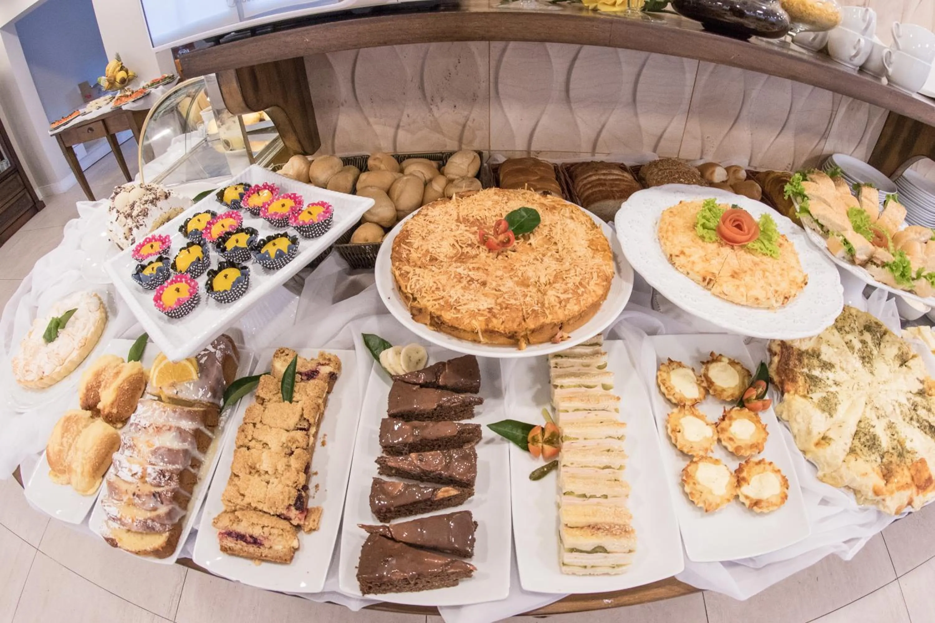 Buffet breakfast in Hotel Gramado Interlaken