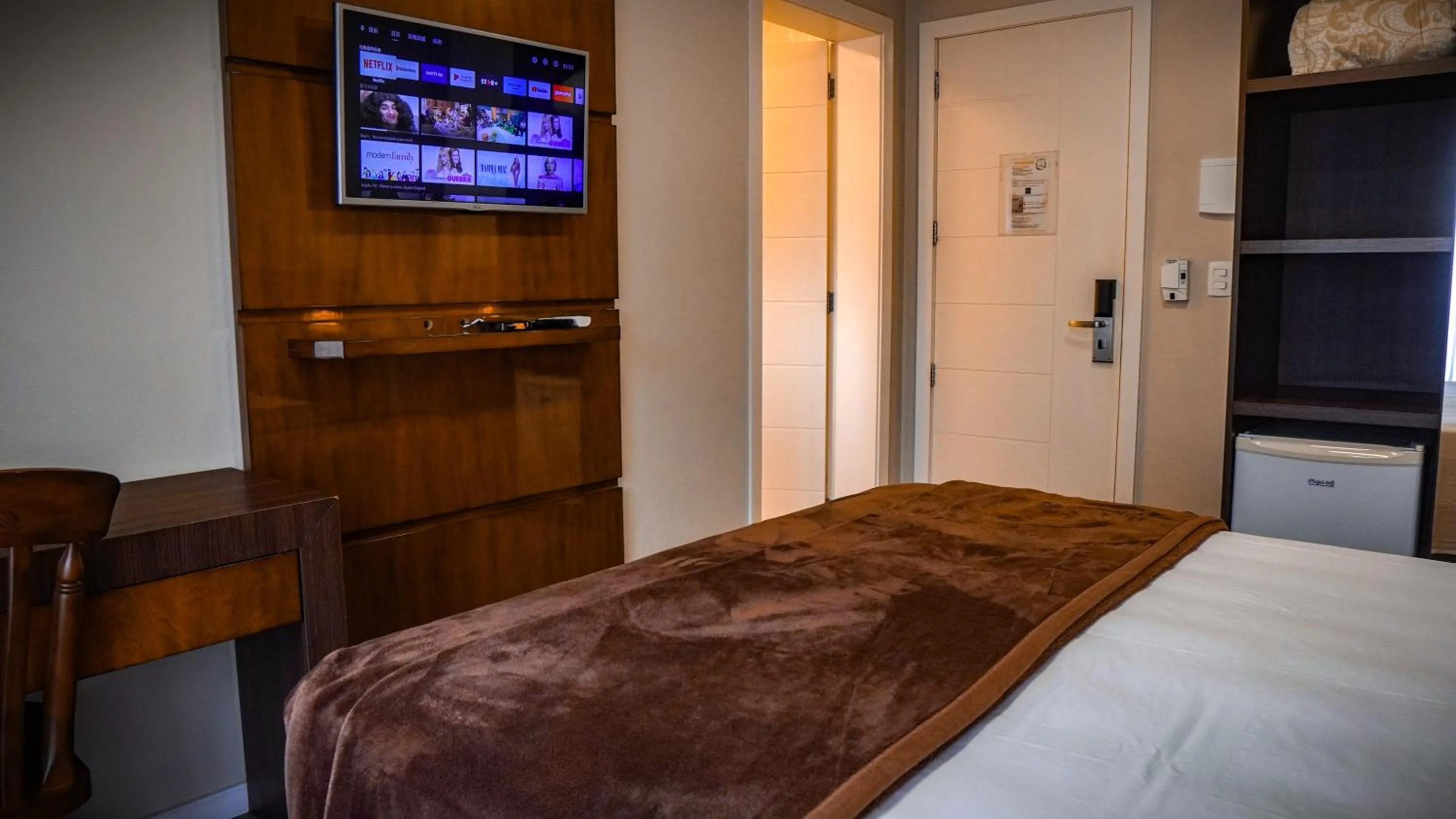 Bed in Hotel Gramado Interlaken