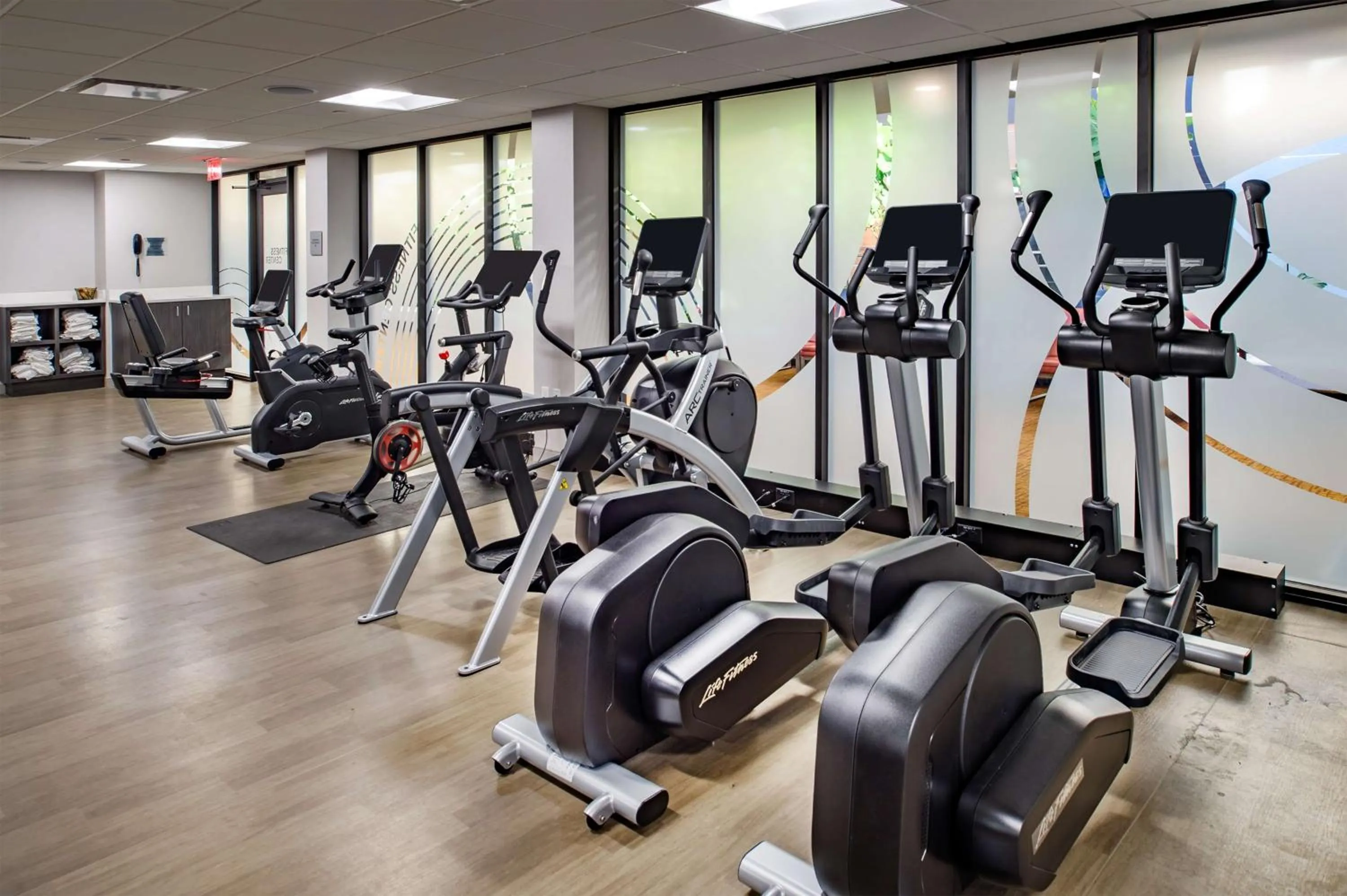 Fitness centre/facilities in Hilton St. Louis at the Ballpark