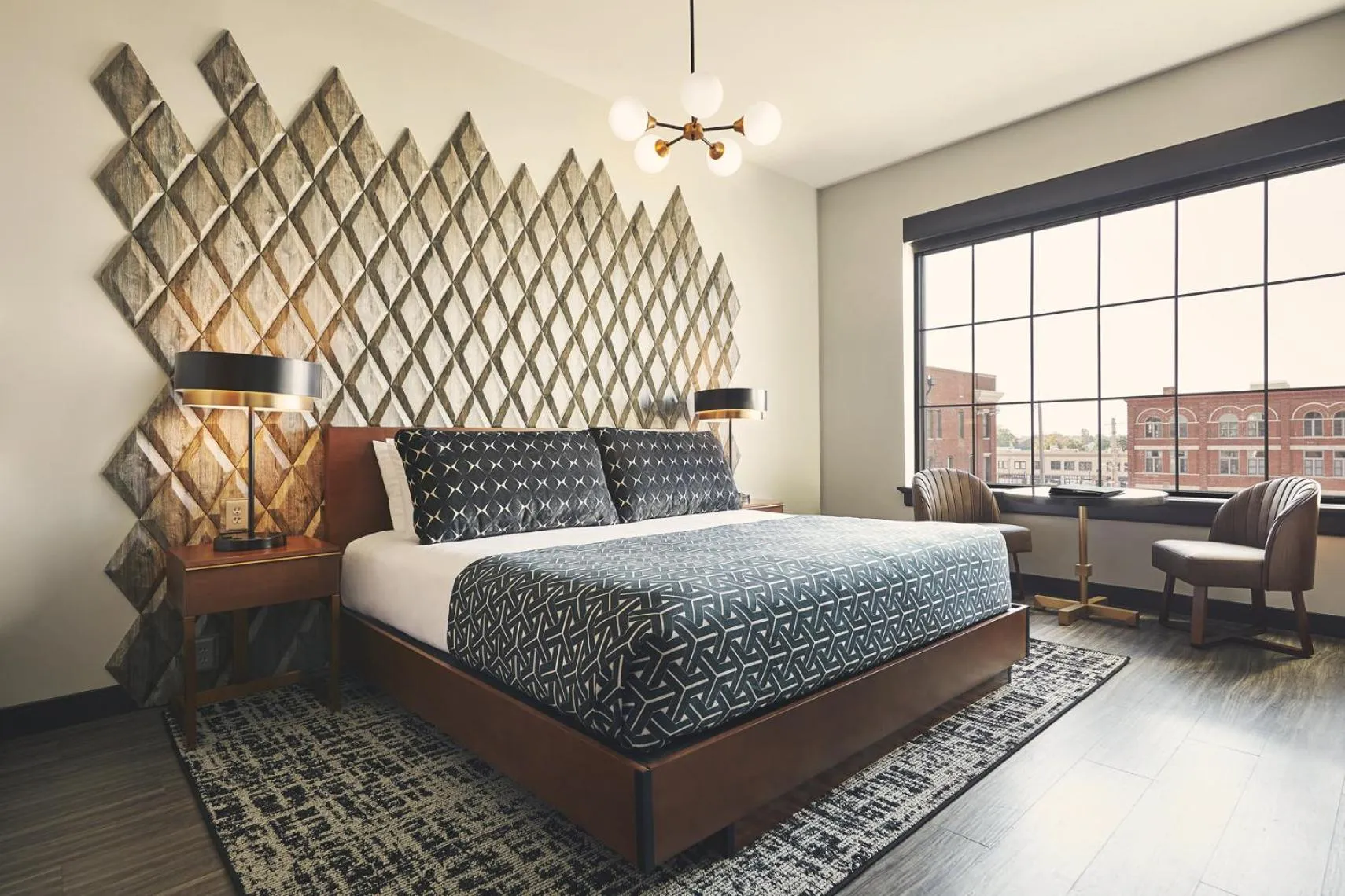 Bed in Hotel Vandivort