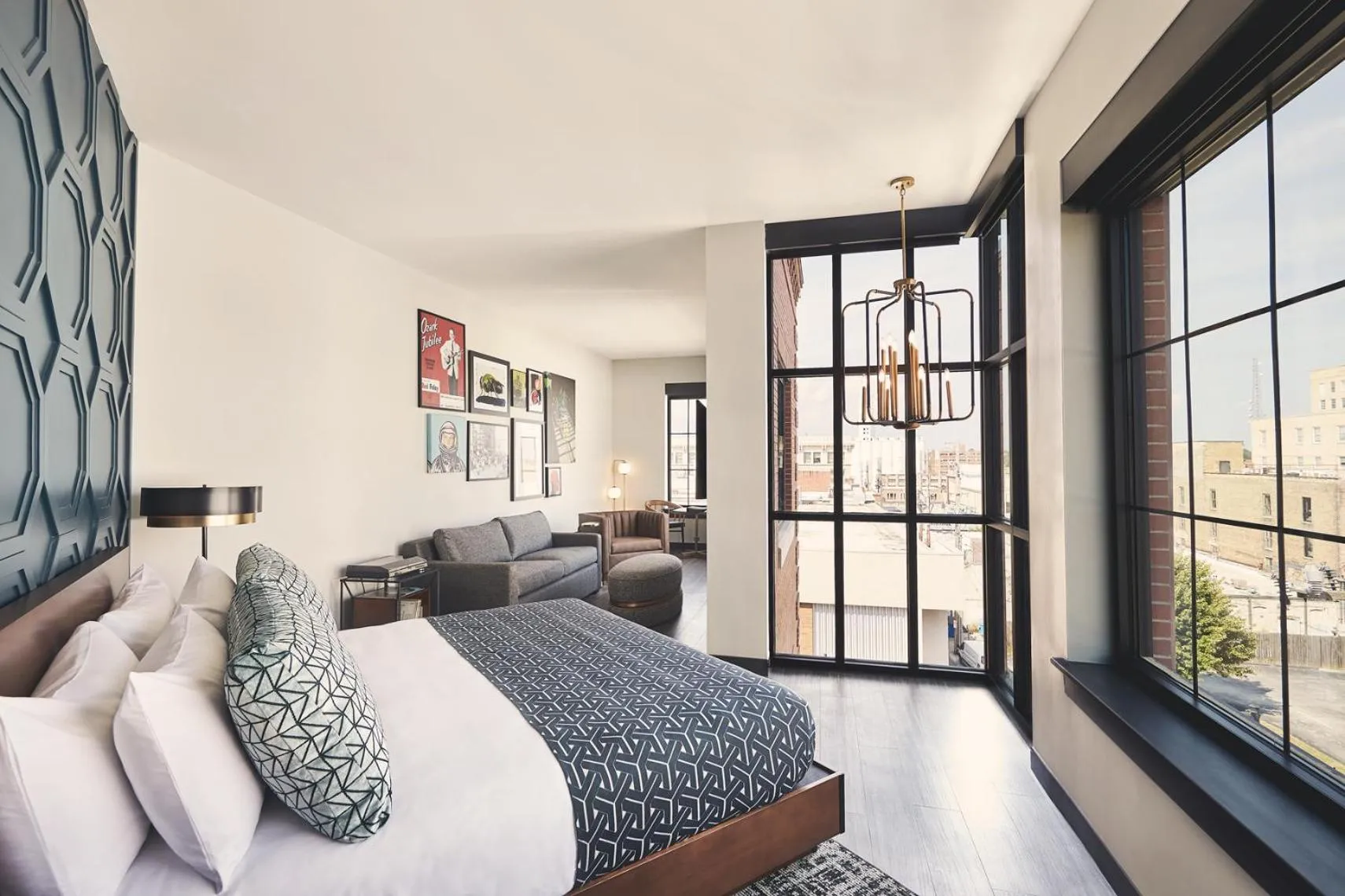 Bed in Hotel Vandivort