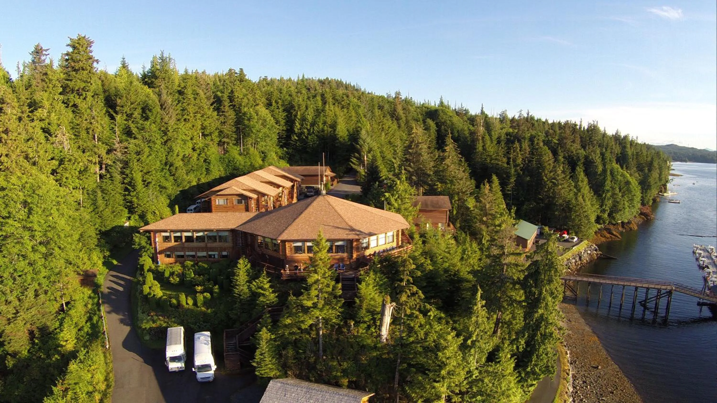 Bird's eye view in Salmon Falls Resort