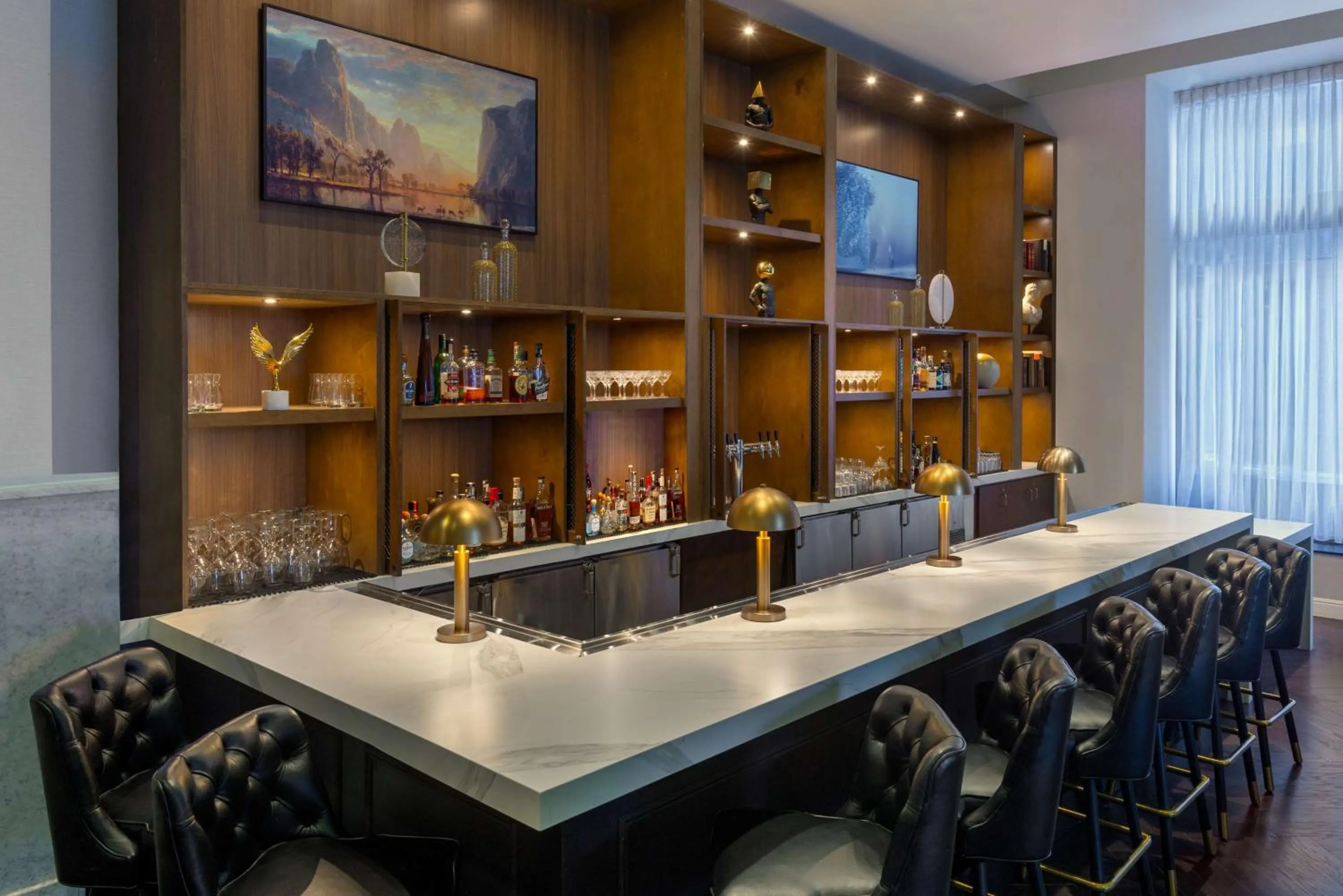 Lounge or bar in Hilton Pennywell St Louis at the Arch