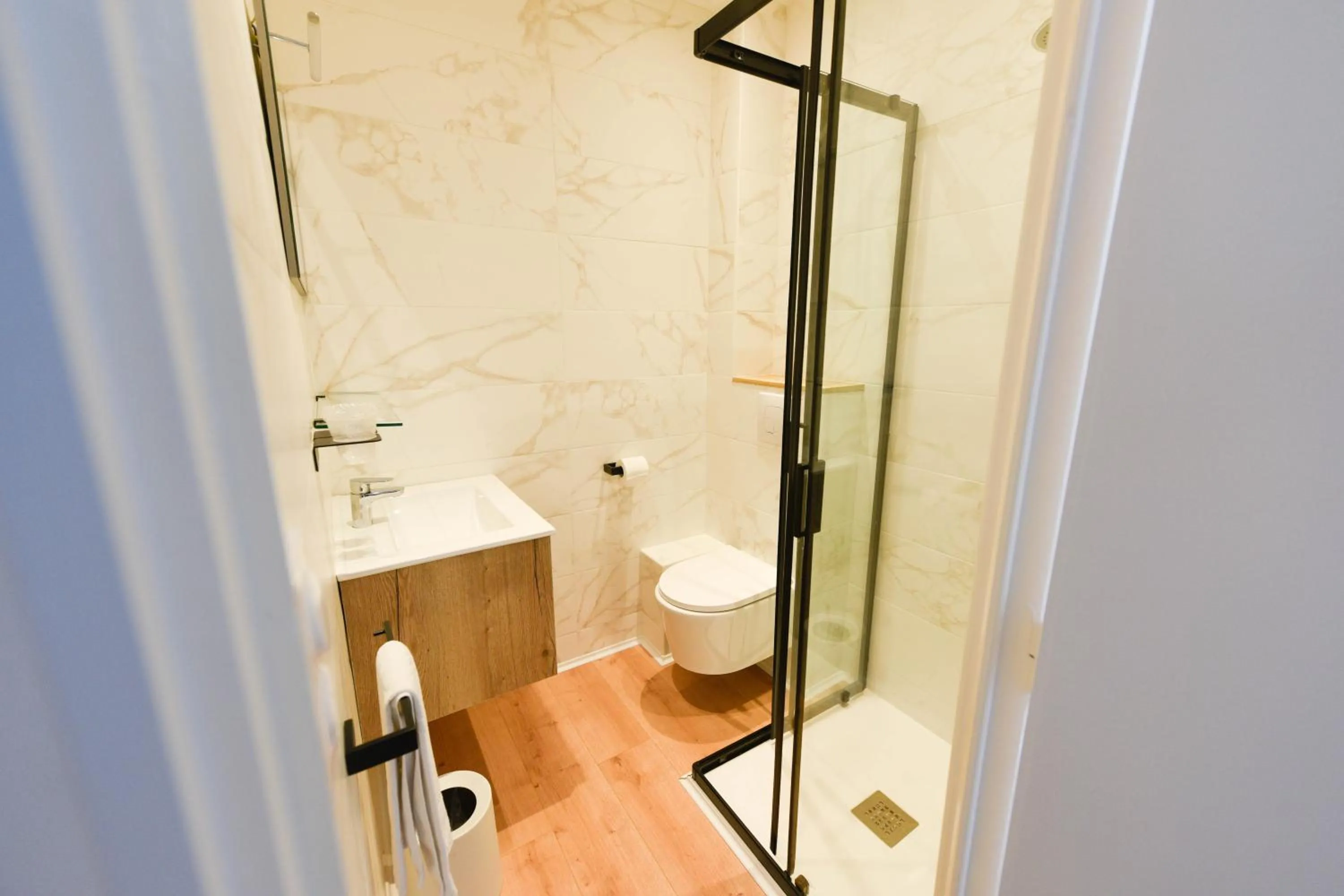 Bathroom in Hotel Restaurant La Villa Arena