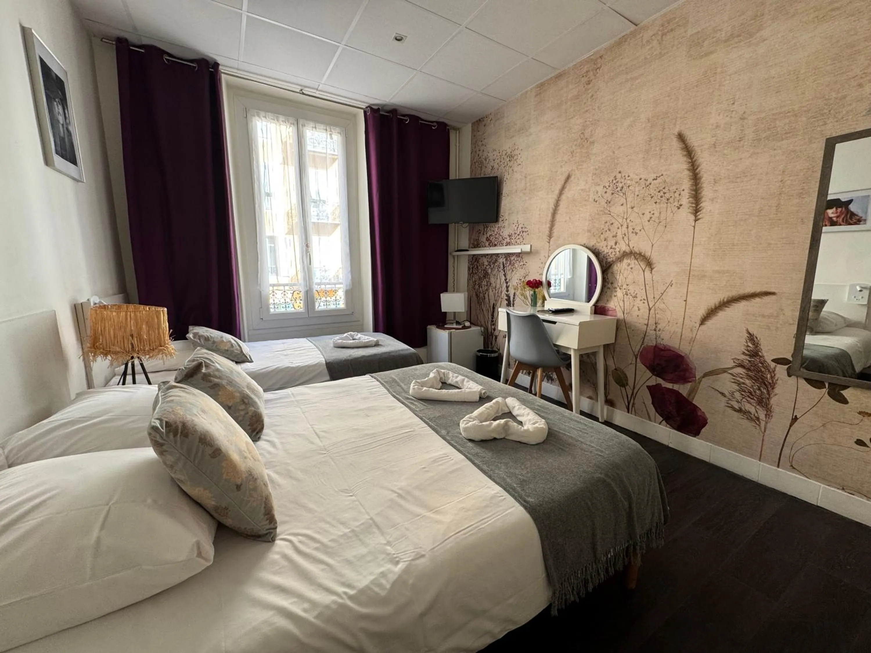 Bed in Hotel des Dames