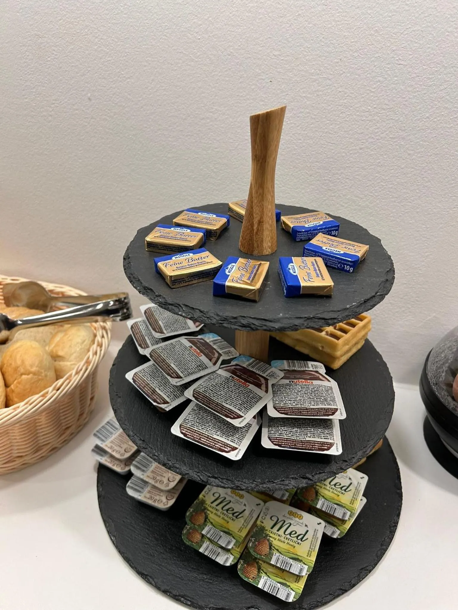 Continental breakfast in B&B Cool Centre Zagreb