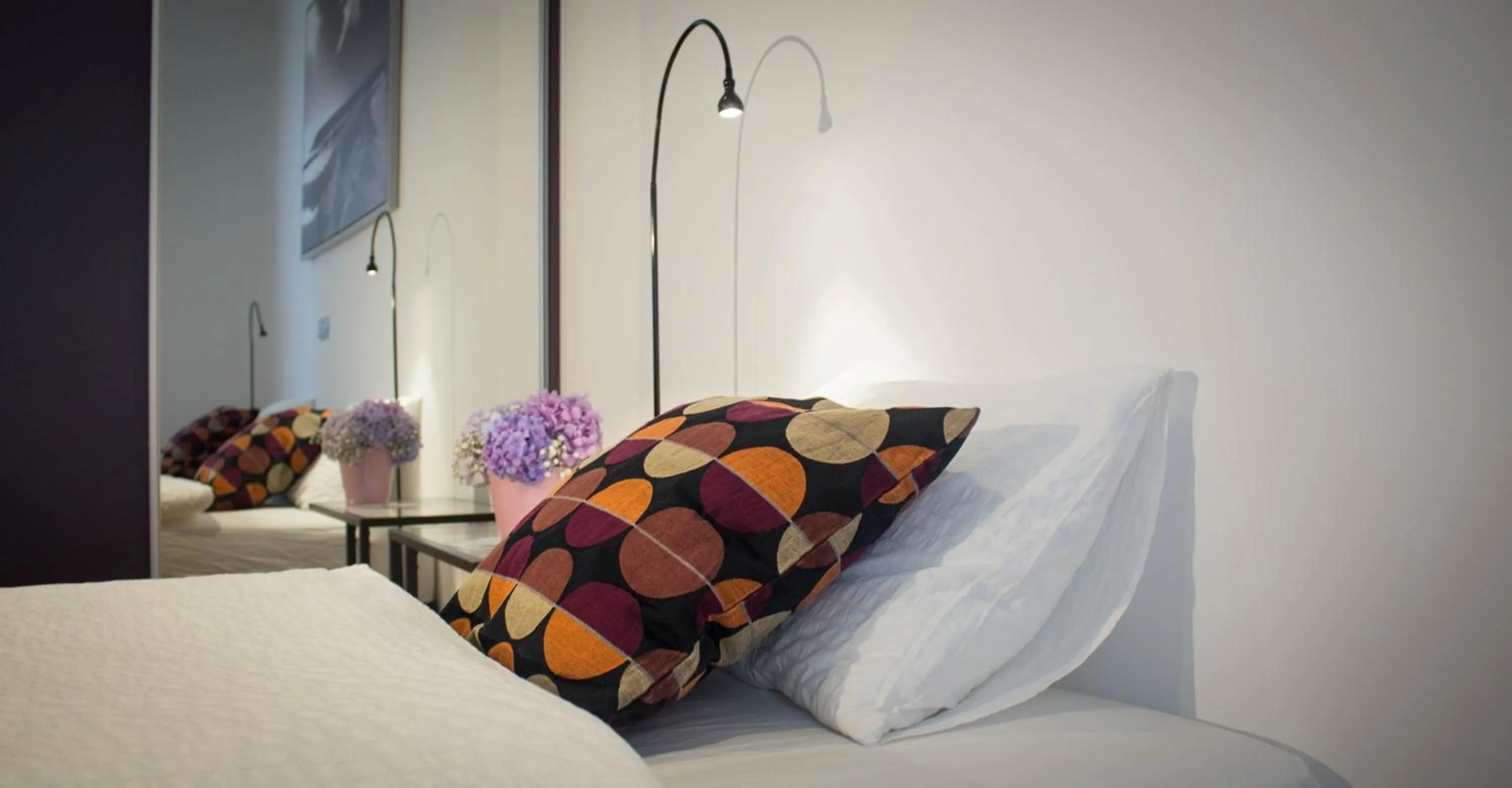 Decorative detail, Bed in B&B Cool Centre Zagreb