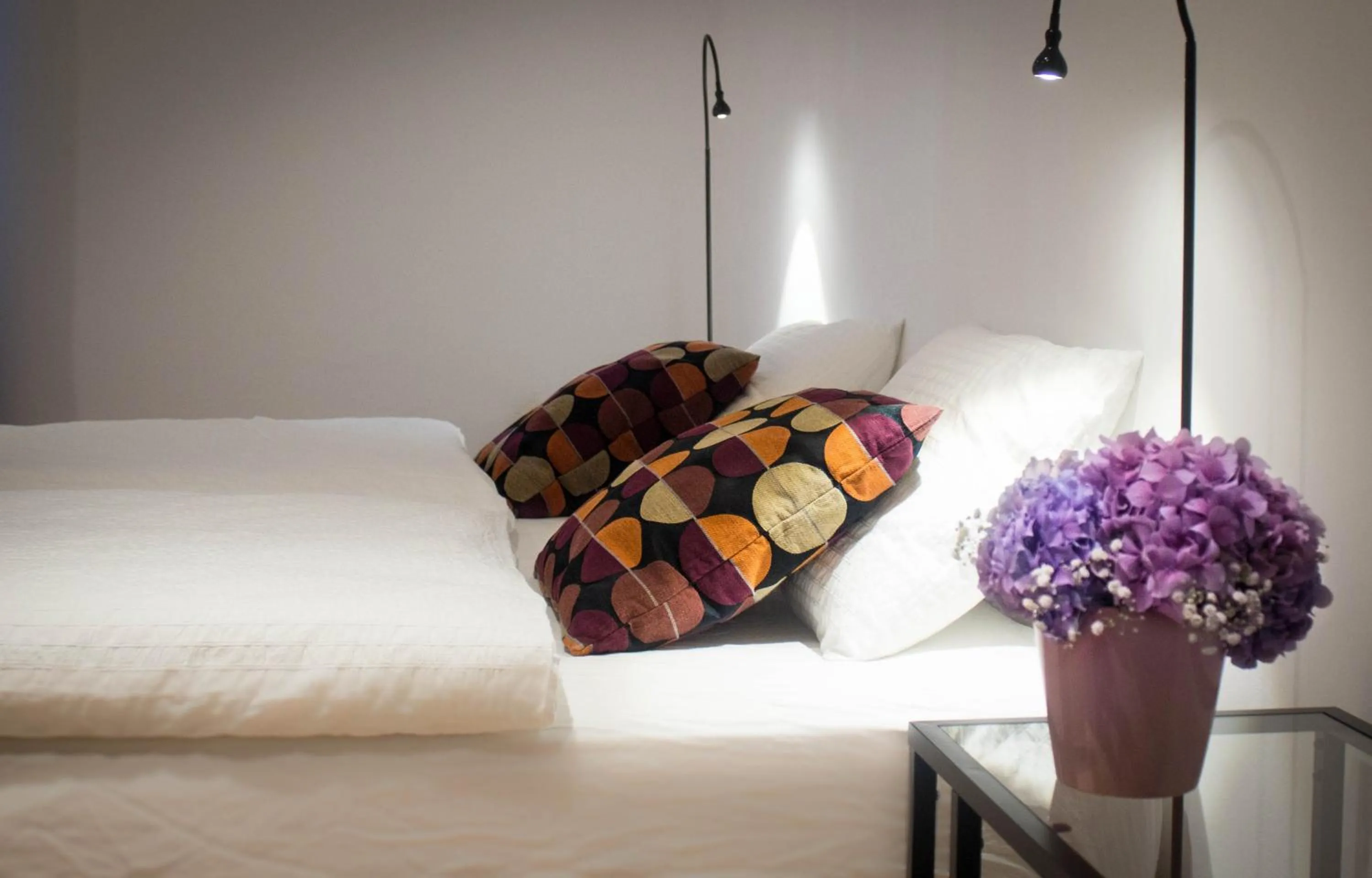 Decorative detail, Bed in B&B Cool Centre Zagreb