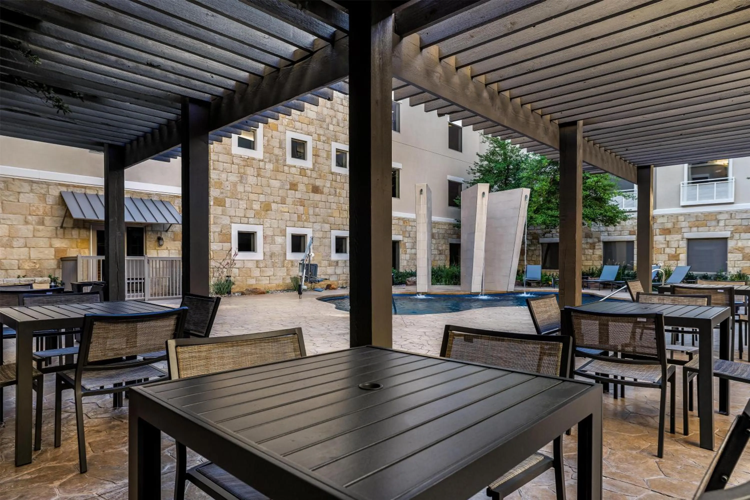 Patio in Homewood Suites Dallas-Frisco
