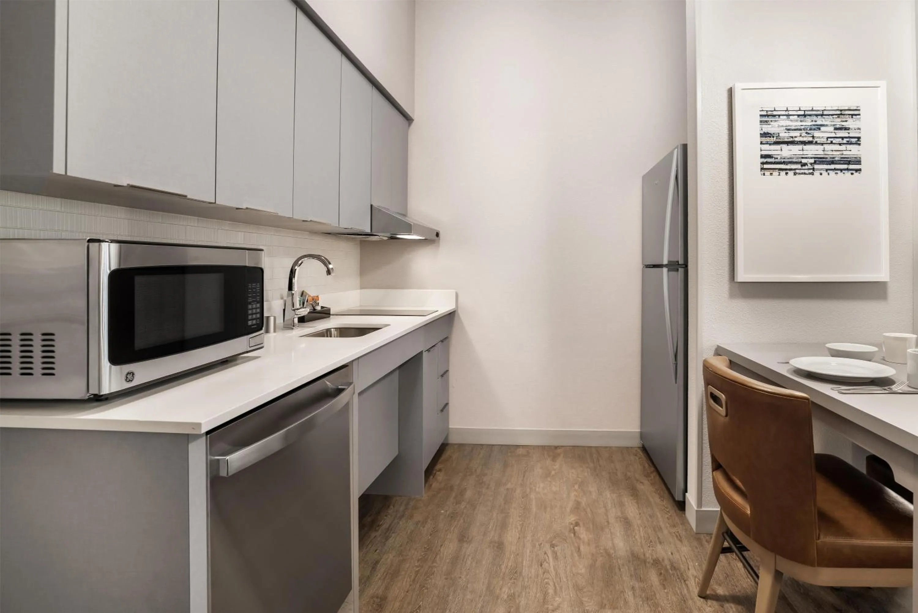 Kitchen or kitchenette in Homewood Suites Dallas-Frisco