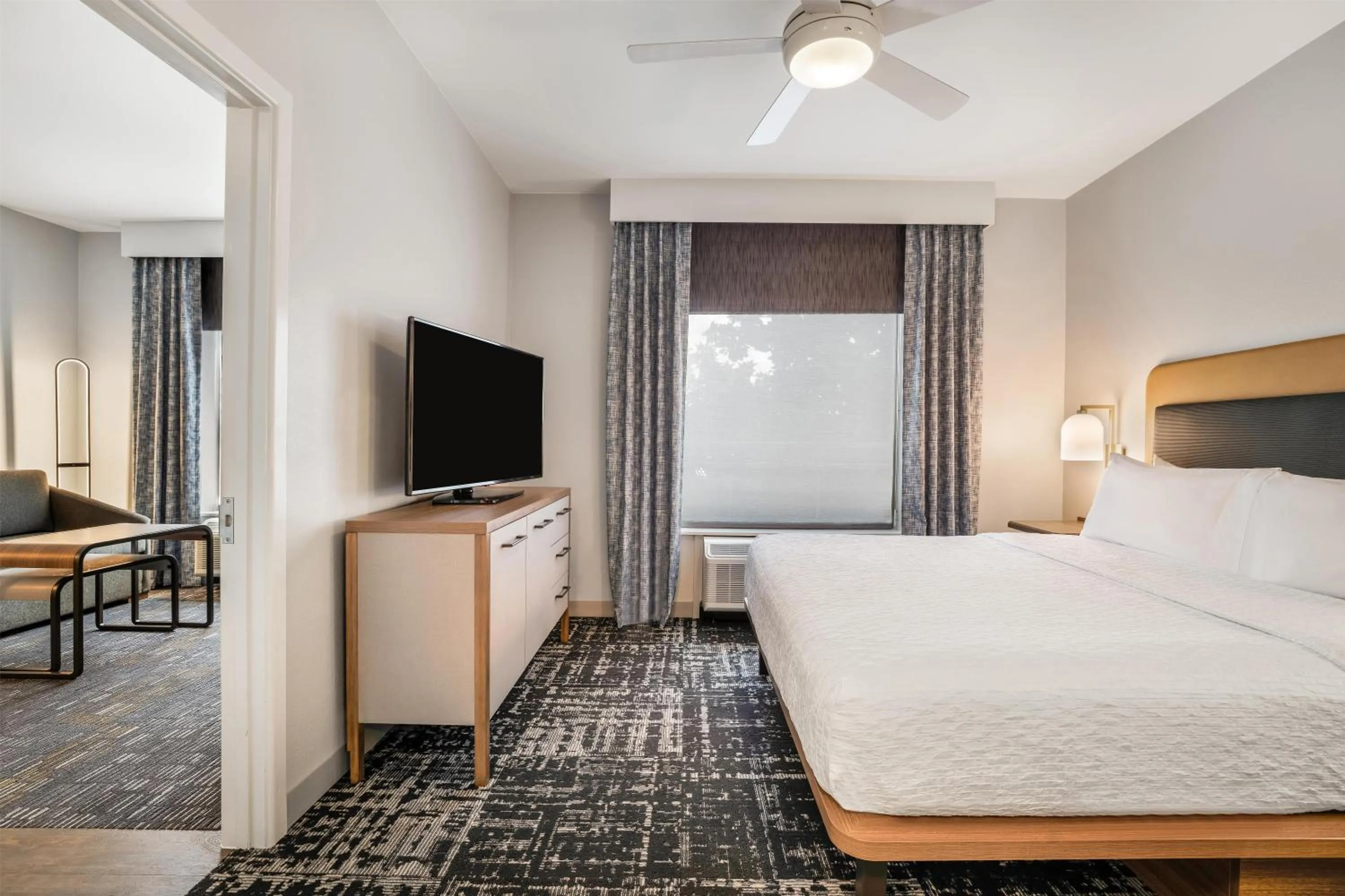 Bed in Homewood Suites Dallas-Frisco