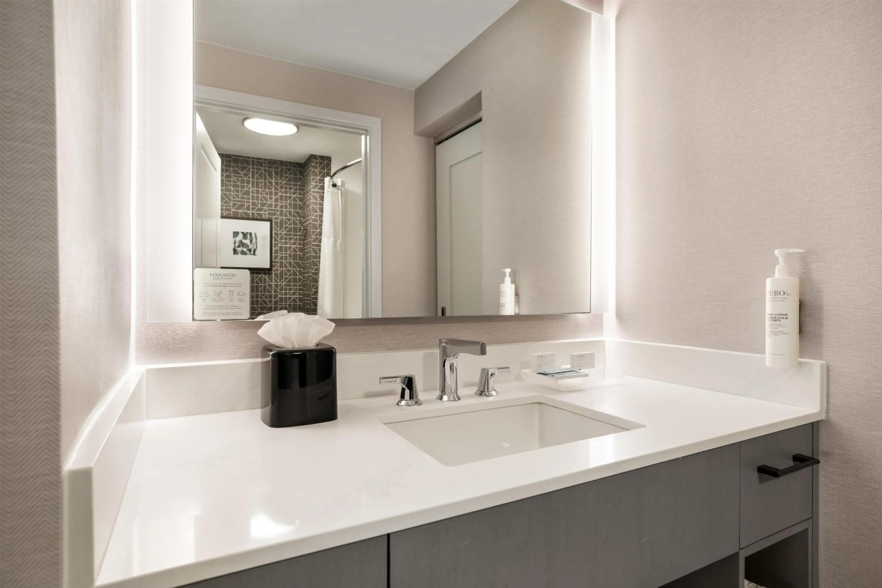 Bathroom in Homewood Suites Dallas-Frisco