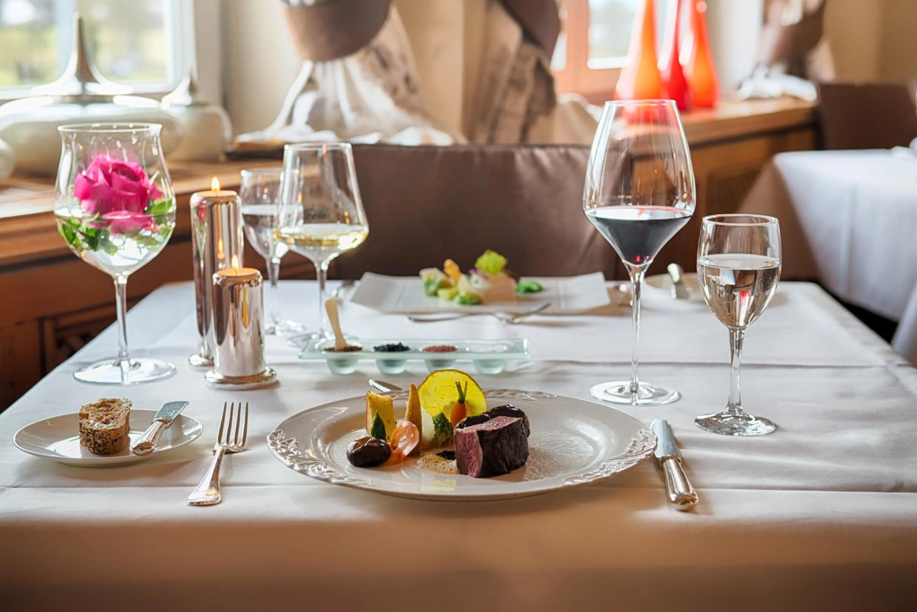 Restaurant/places to eat in Hotel Landhaus Feckl