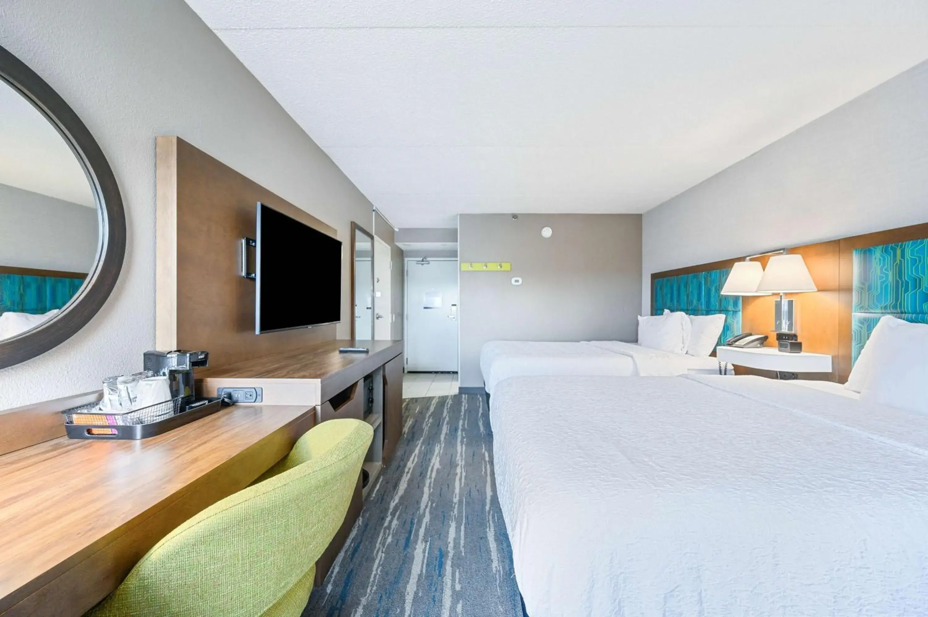 Room with Two Queen Beds - Non-Smoking in Hampton Inn St. Louis - Westport Room with Two Queen Beds - Non-Smoking in Hampton Inn St. Louis - Westport