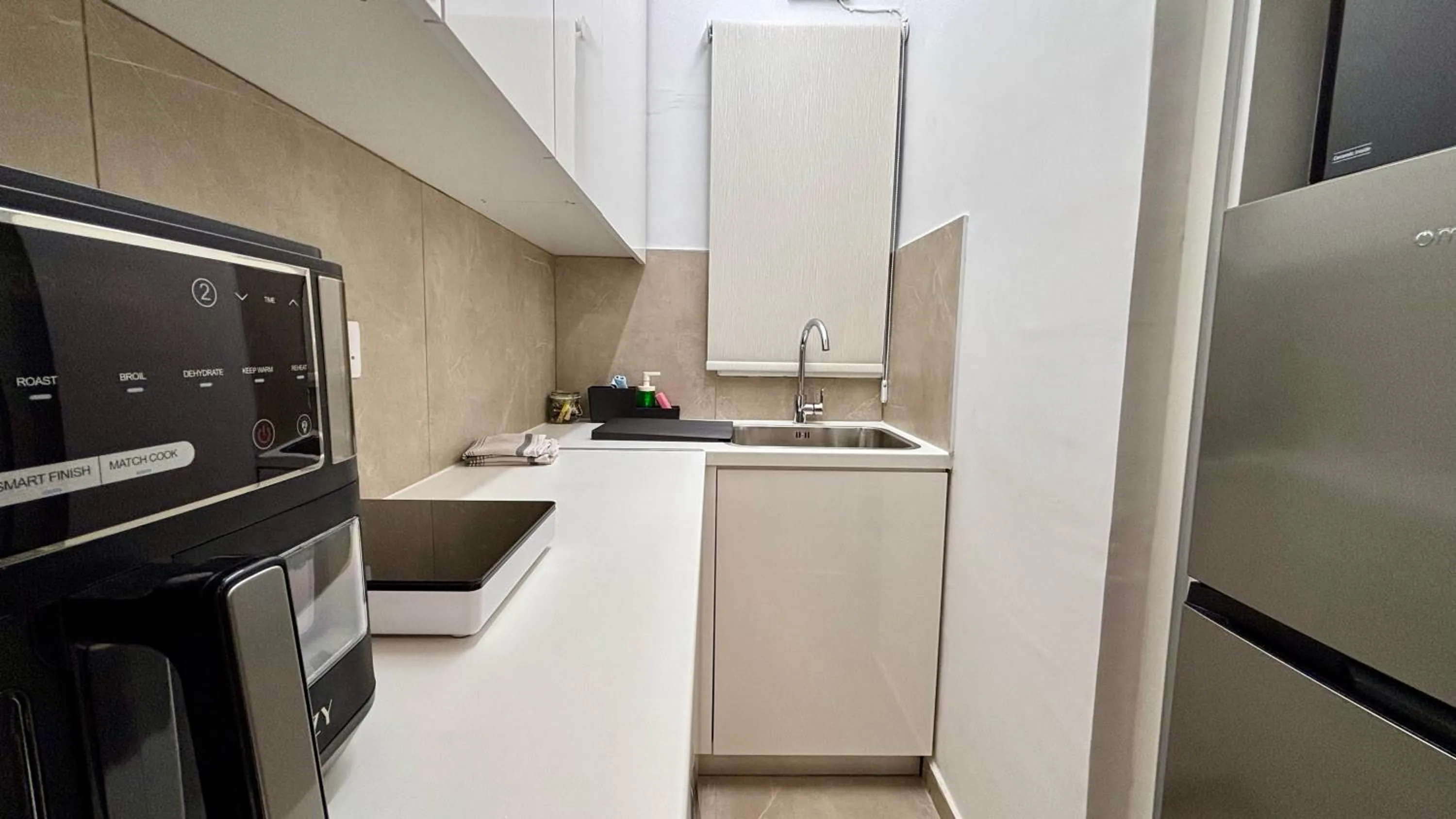 Kitchen or kitchenette in SeaBreeze City Center Flats by TrulyCyprus