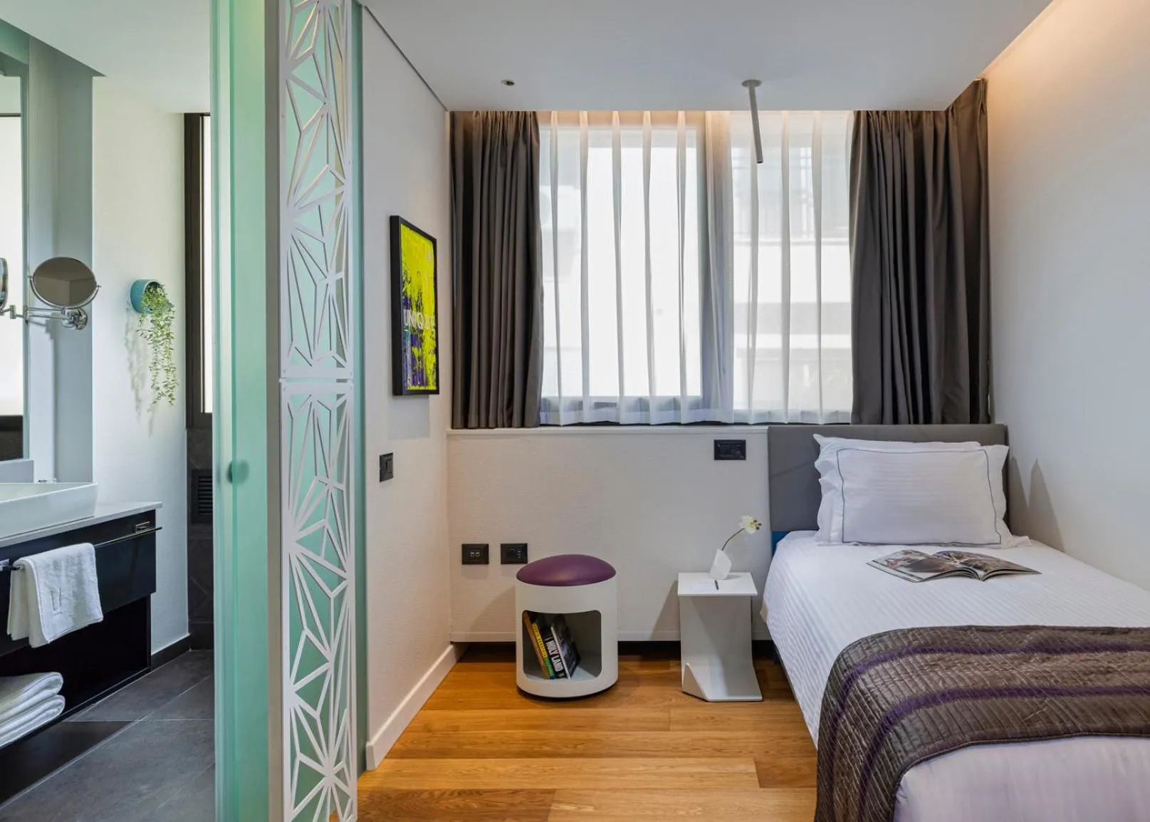 Photo of the whole room, Bed in Ultra Tel Aviv Boutique Hotel