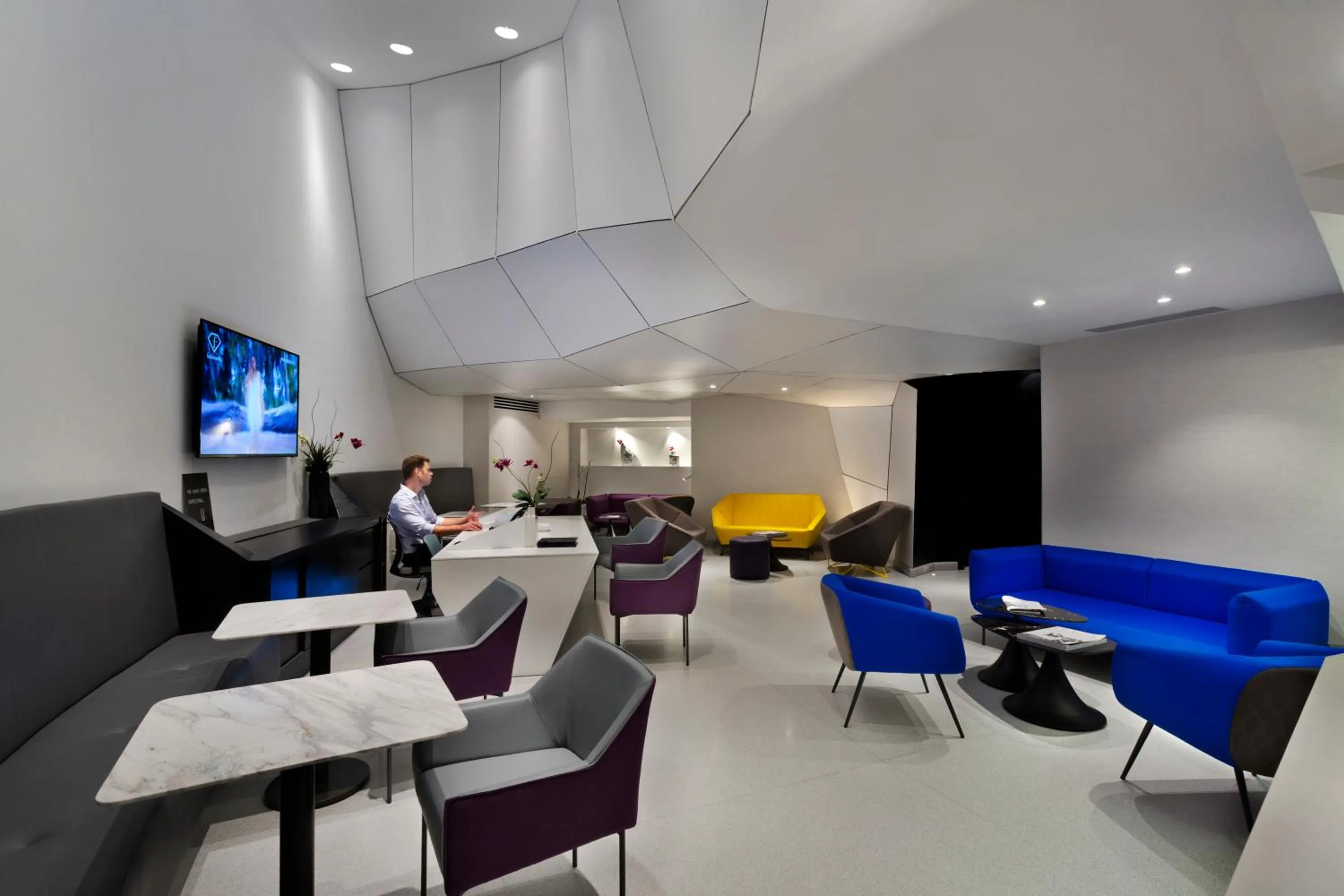 Lounge or bar in Ultra Tel Aviv Boutique Hotel