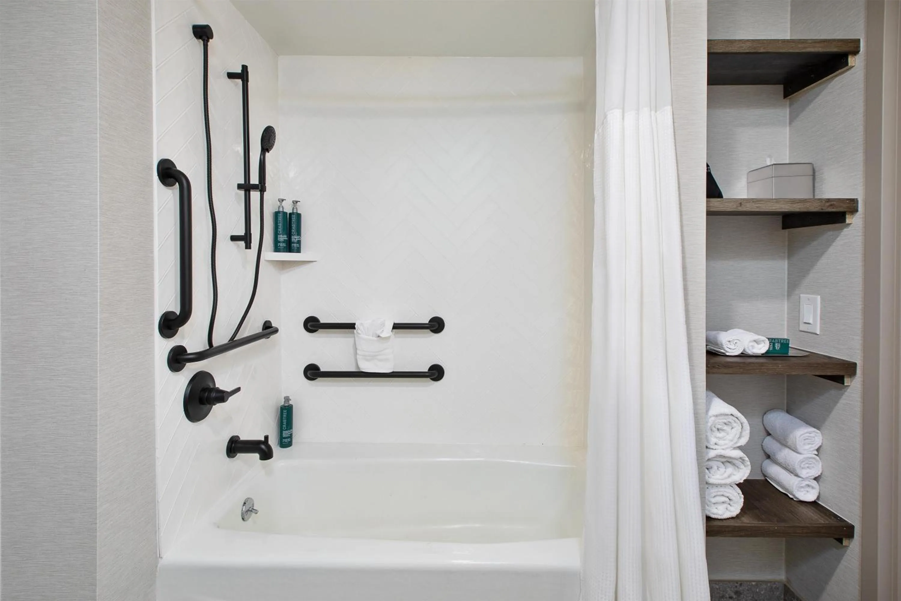 Bathroom in DoubleTree by Hilton Hotel Detroit Novi