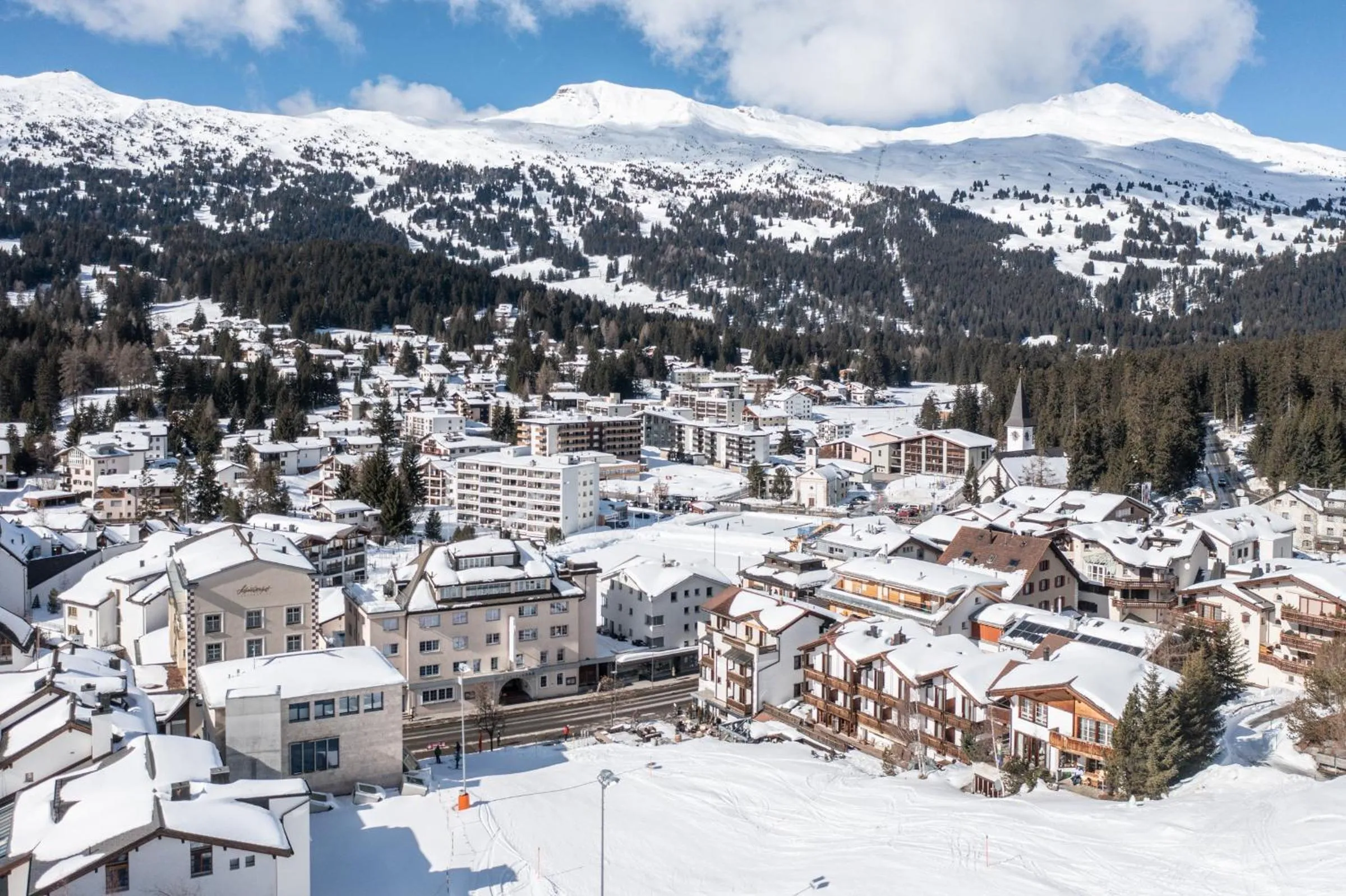 City view in Hotel Lenzerhorn - Alpine Stay, Spa & Savour